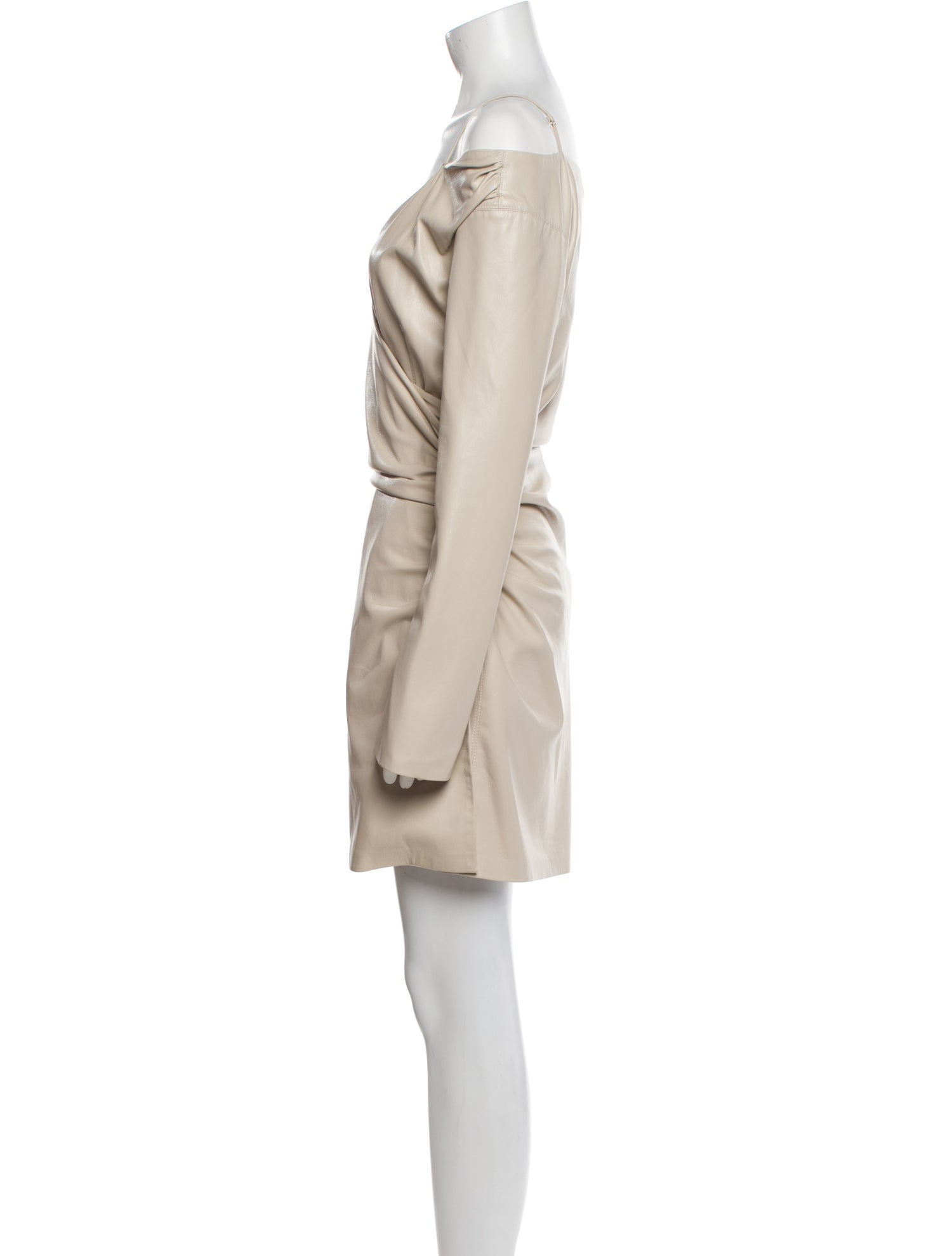 Nanushka Off-The-Shoulder Mini Dress