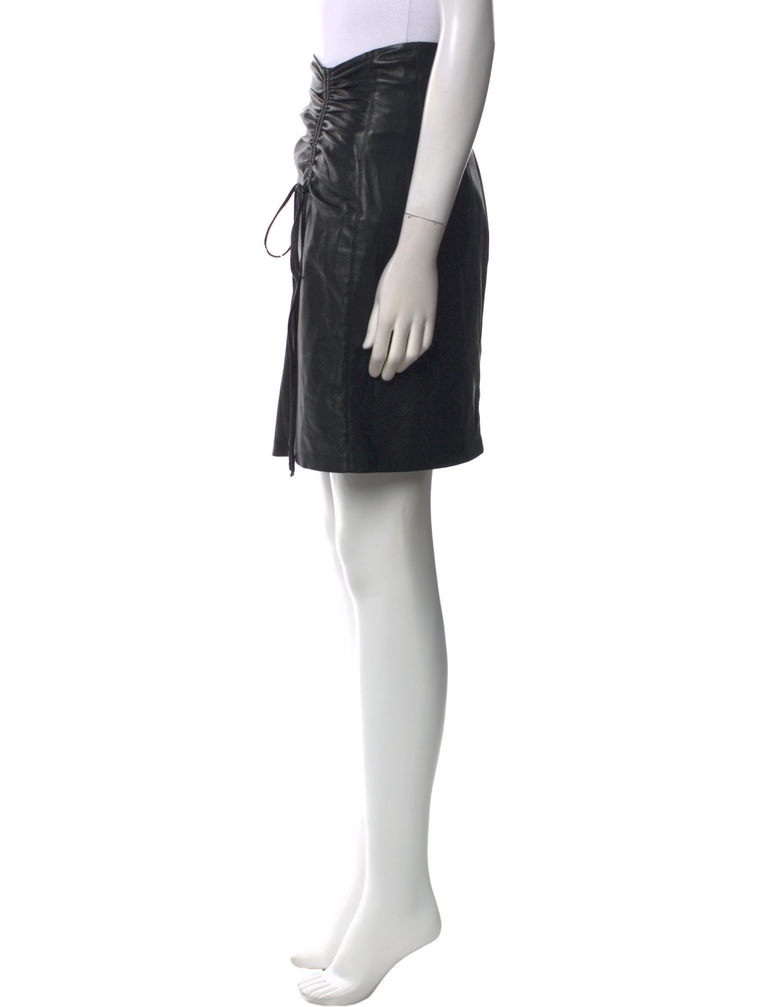 Nanushka Pleated Accents Mini Skirt