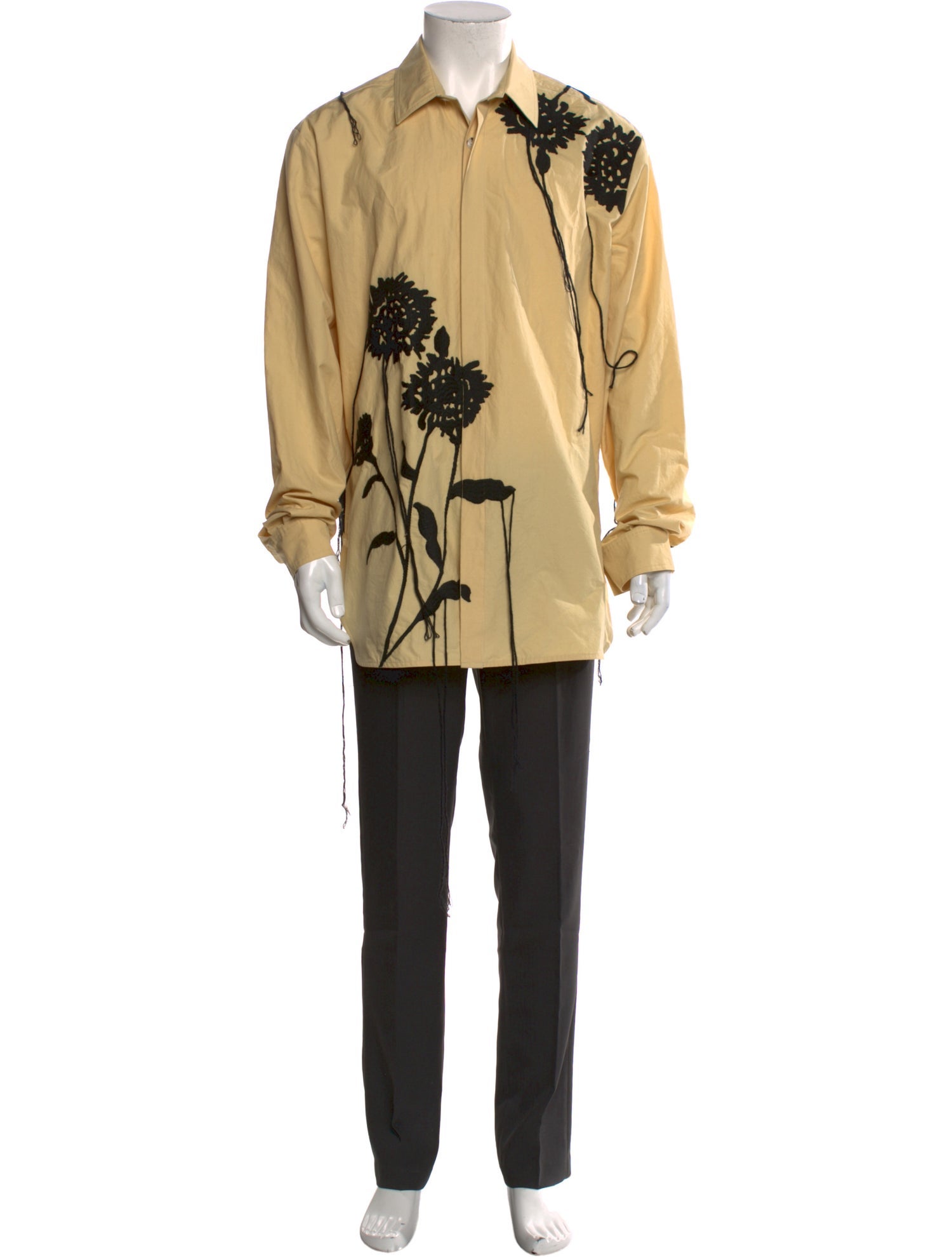 Nanushka Graphic Print Long Sleeve Dress Shirt