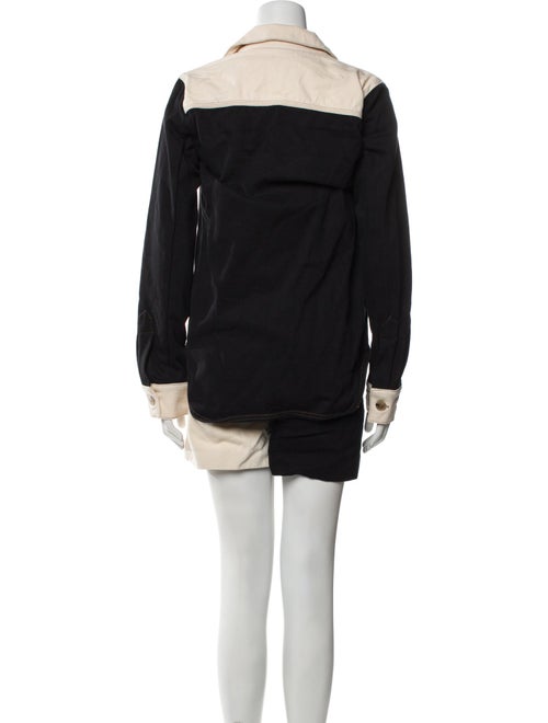 Nanushka Colorblock Pattern Skirt Set