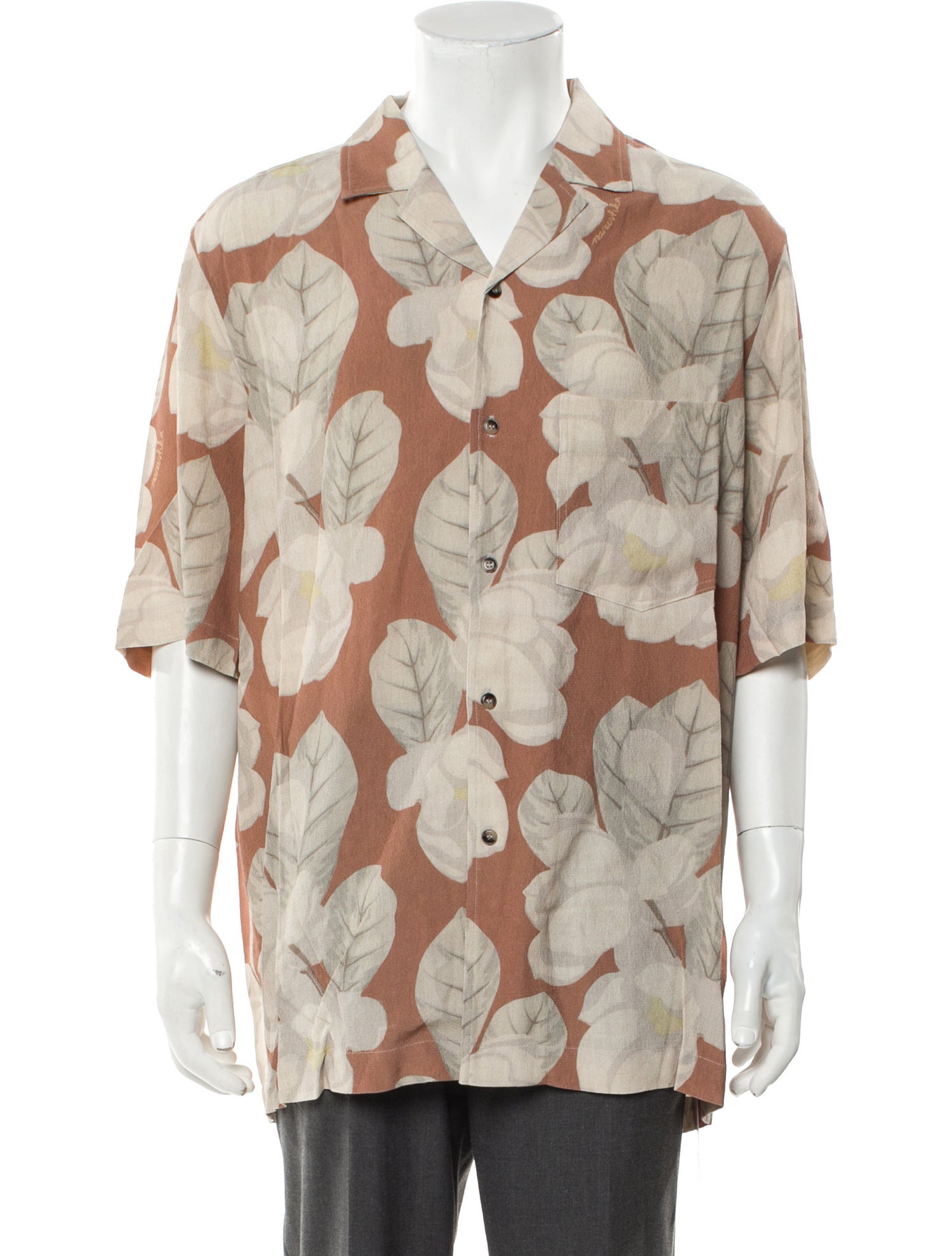 Nanushka Graphic Print Short Sleeve Shirt w/ Tags
