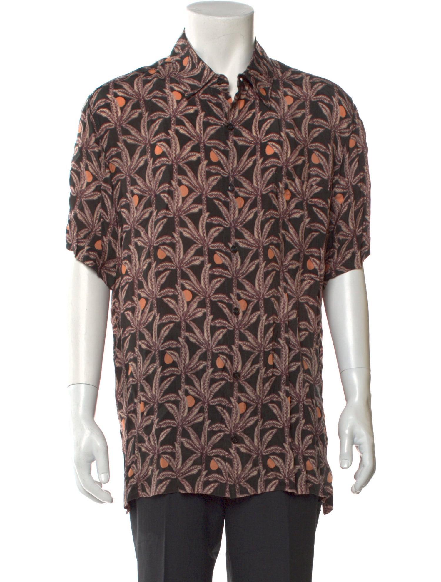Nanushka Printed Short Sleeve Shirt