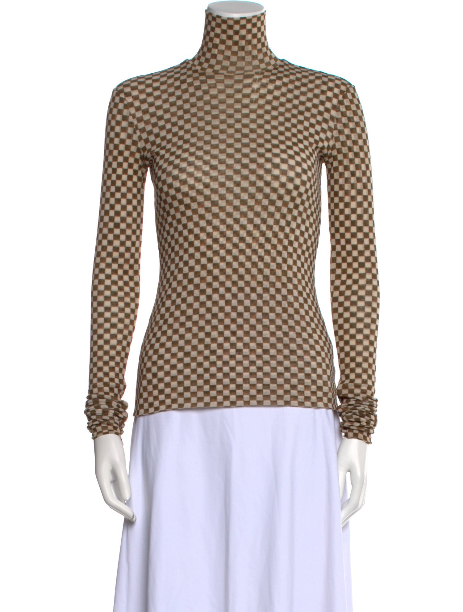 Nanushka Printed Turtleneck Top
