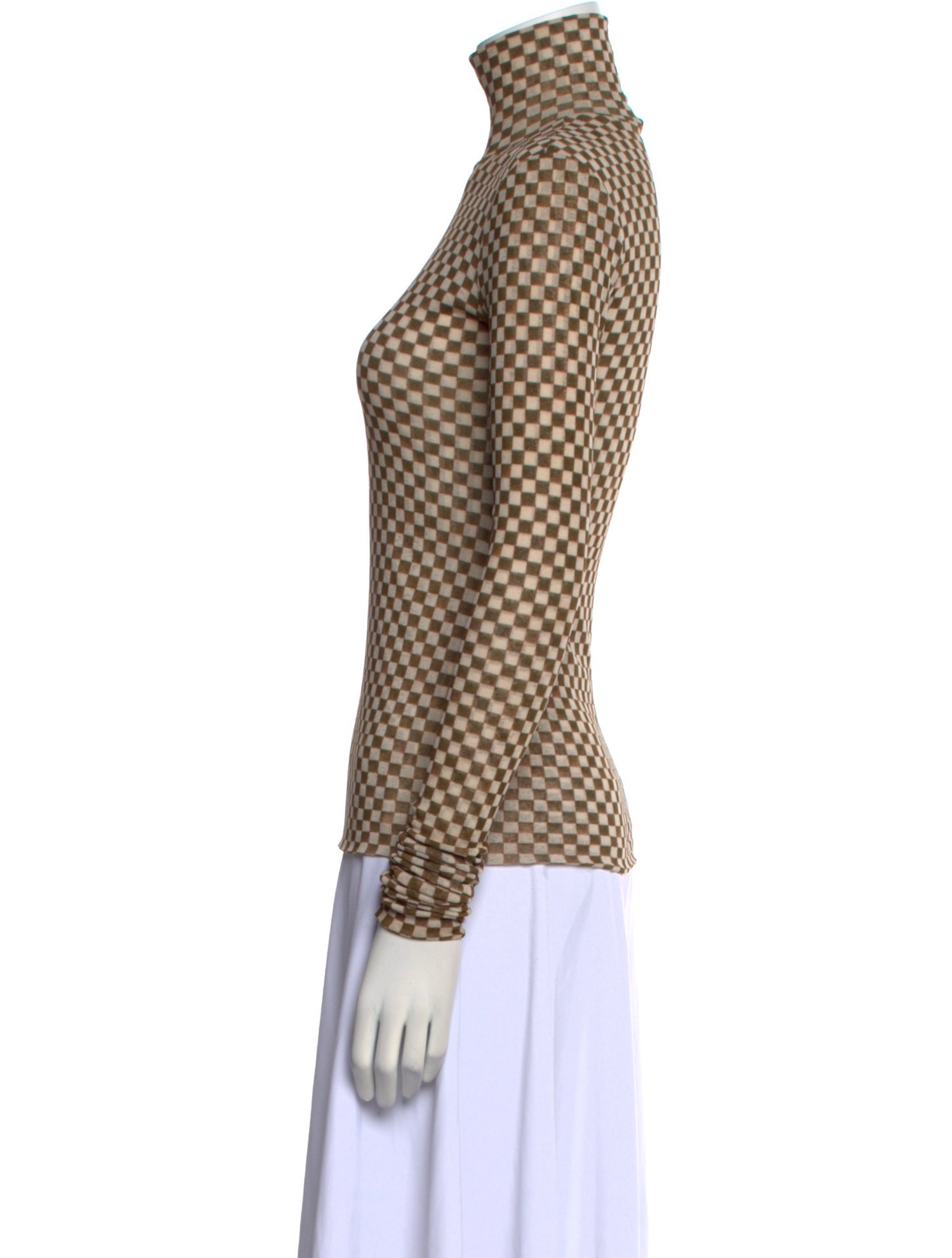 Nanushka Printed Turtleneck Top