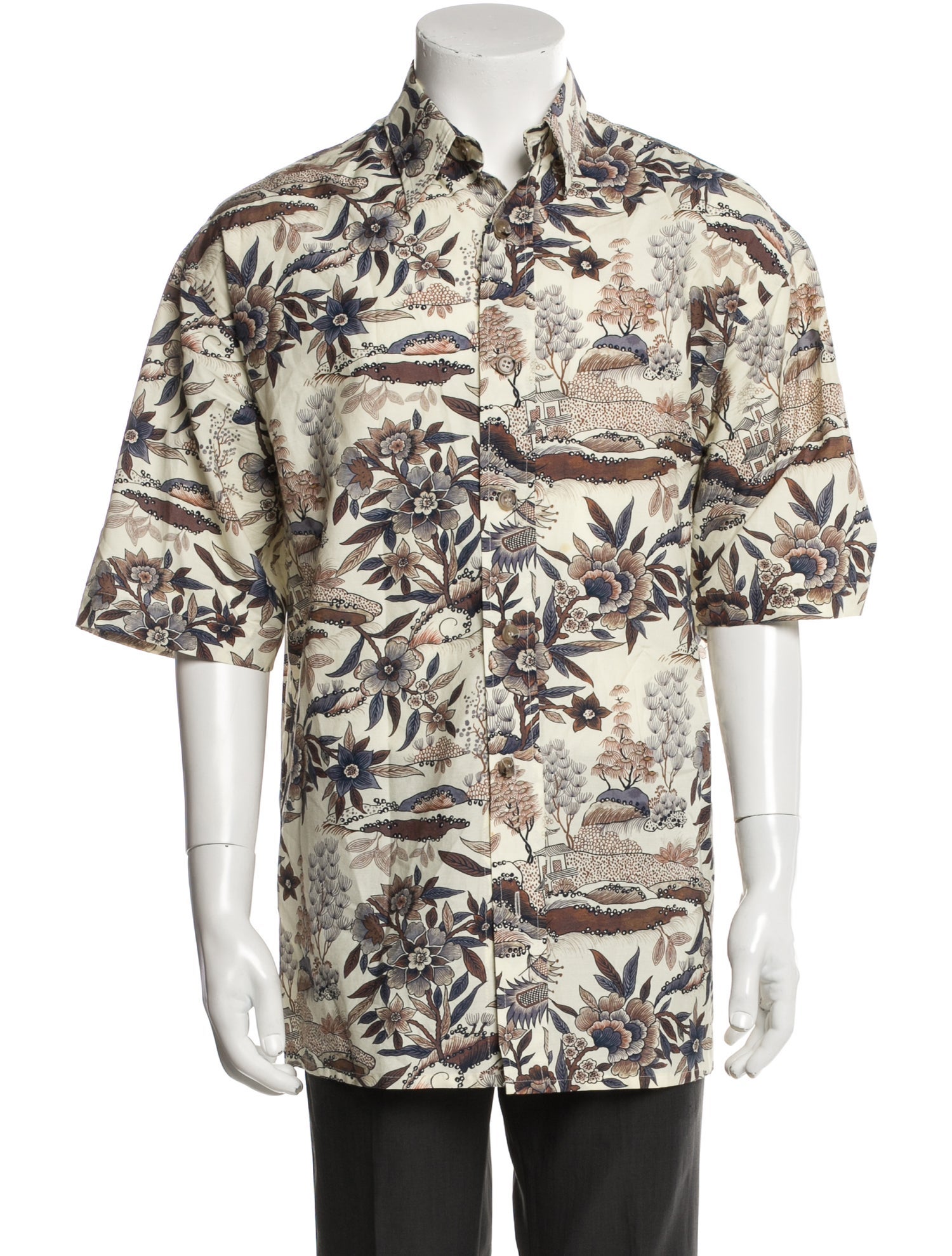 Nanushka Printed Short Sleeve Shirt