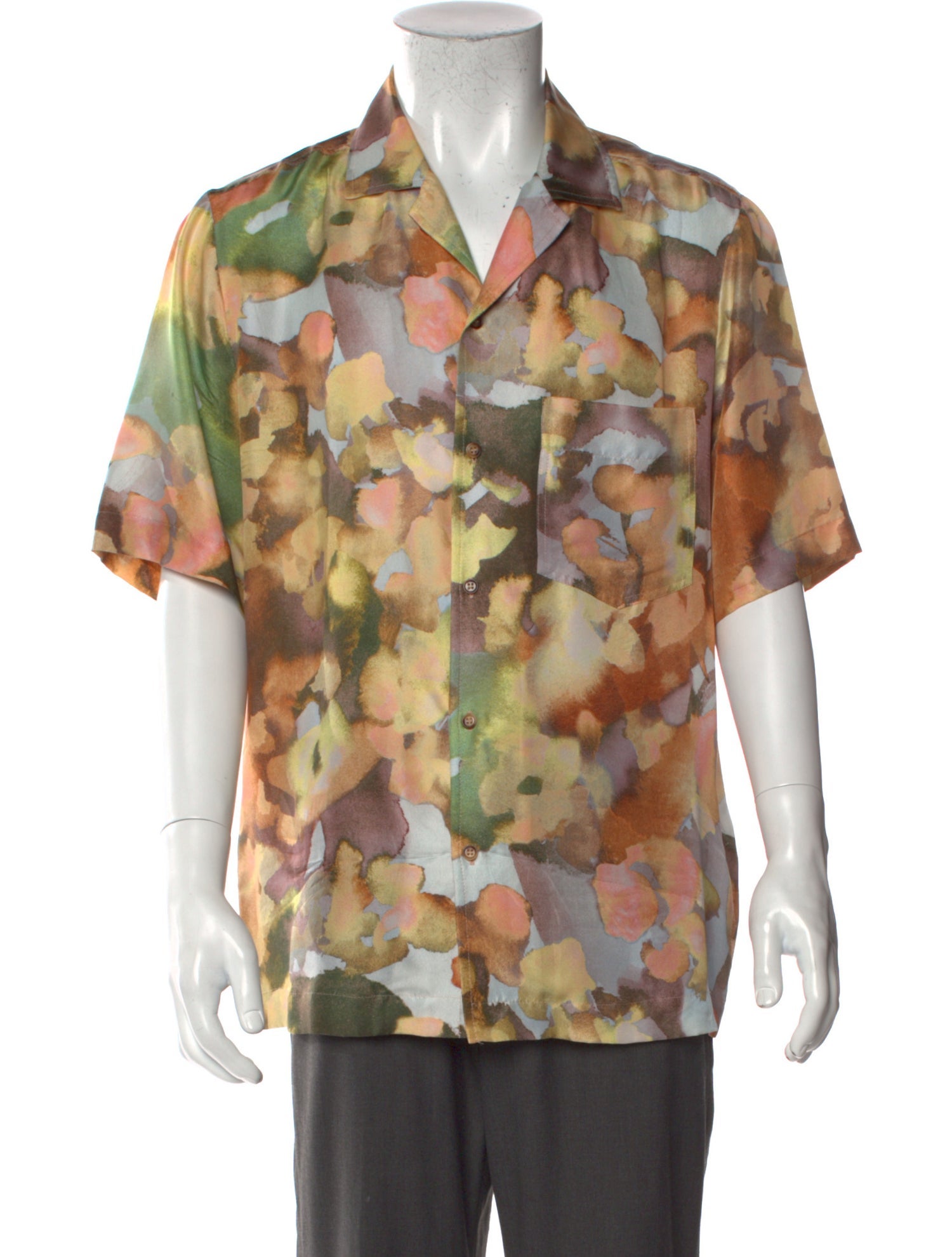 Nanushka Silk Printed Shirt