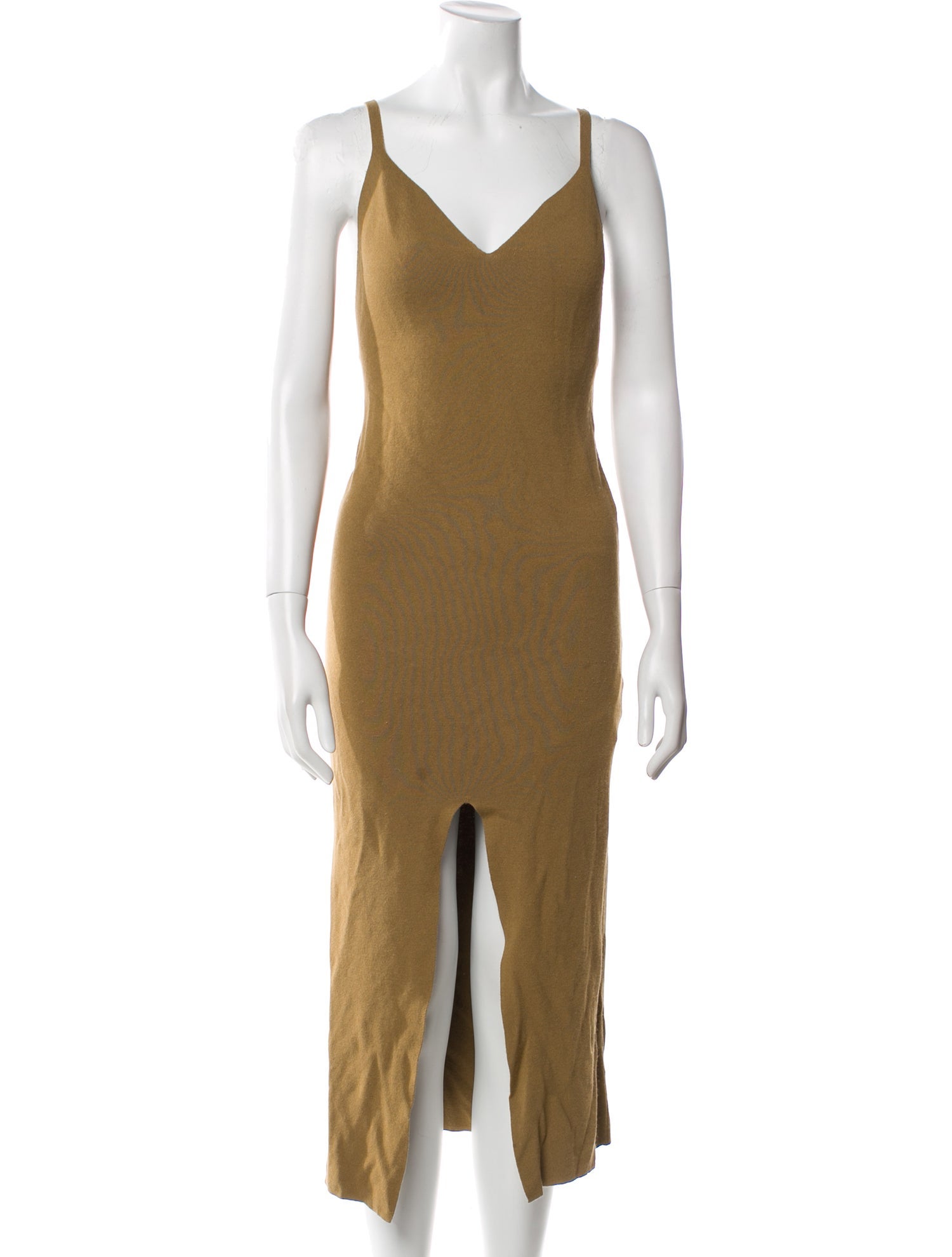 Nanushka V-Neck Midi Length Dress