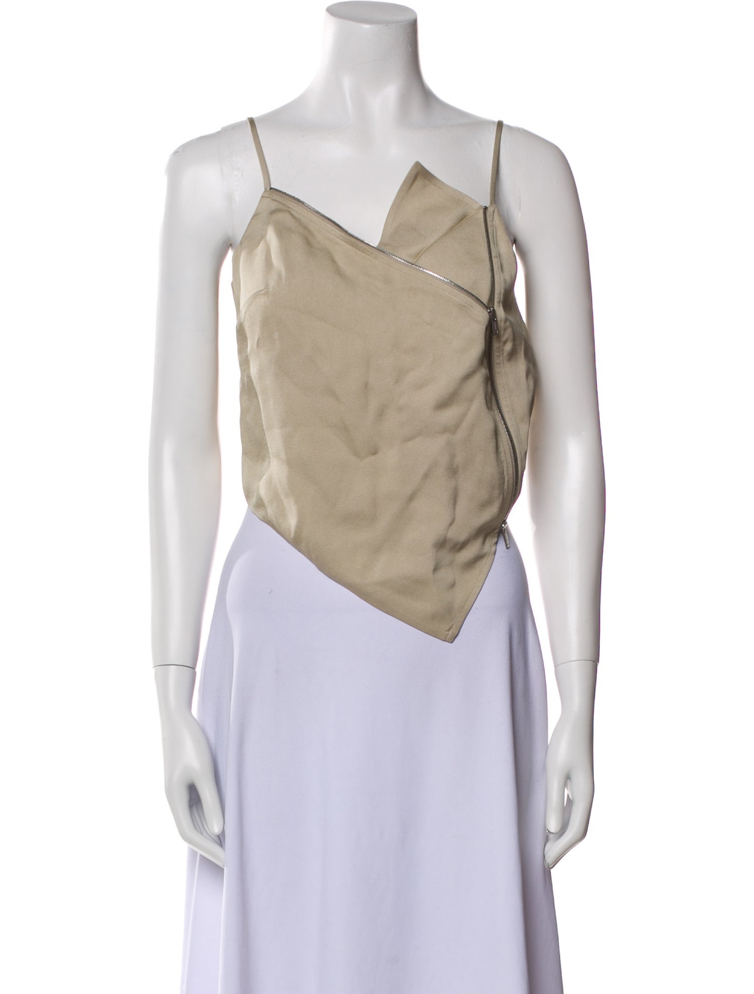 Nanushka Asymmetrical Sleeveless Crop Top w/ Tags