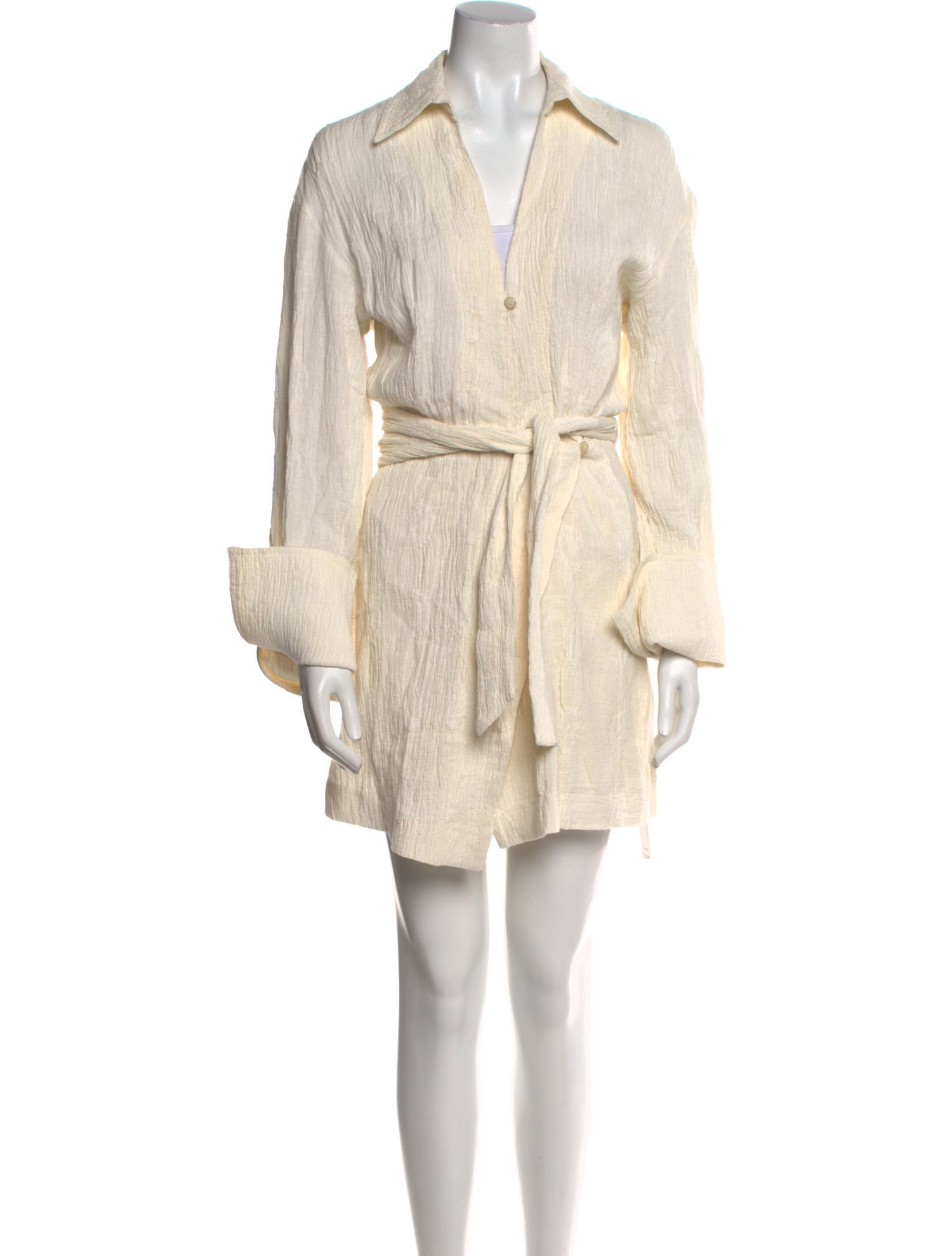 Nanushka Linen Mini Dress