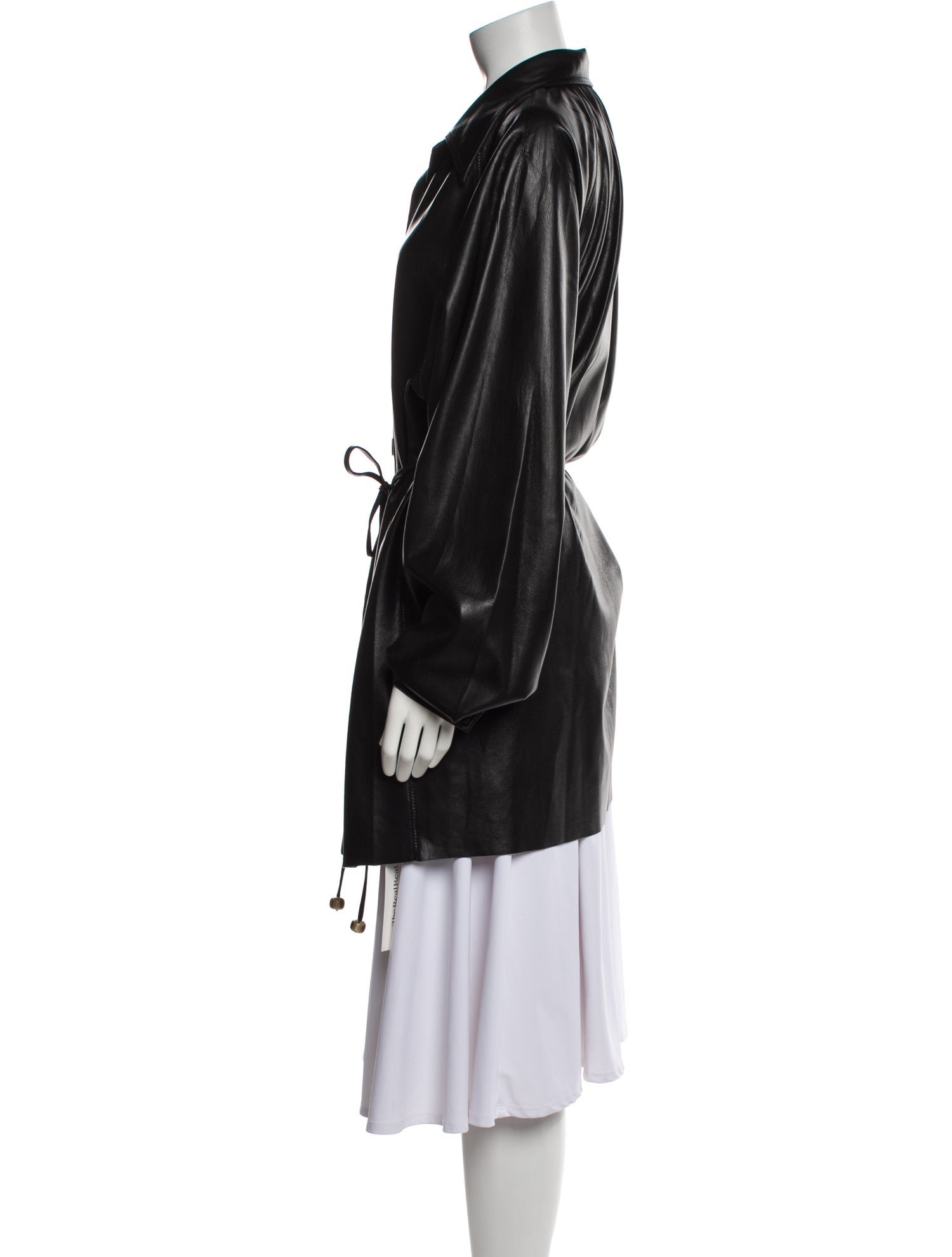 Nanushka Faux Leather Evening Jacket