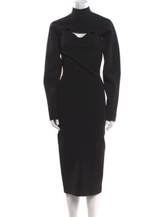 Nanushka Turtleneck Midi Length Dress