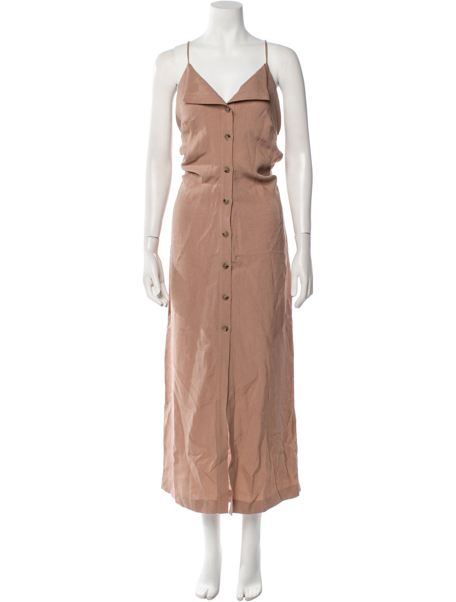 Nanushka V-Neck Midi Length Dress w/ Tags