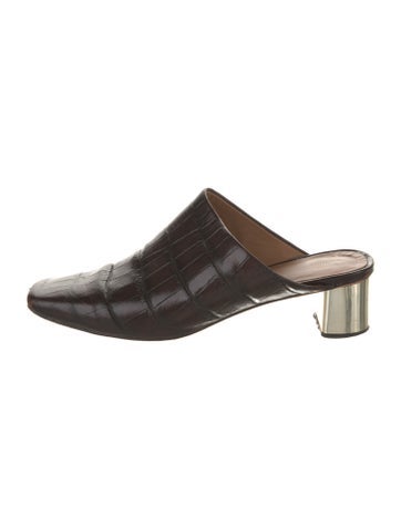 Nanushka Flats Leather Mules 10.5