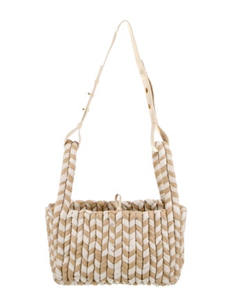 Nanushka Leather Top Handle Bag