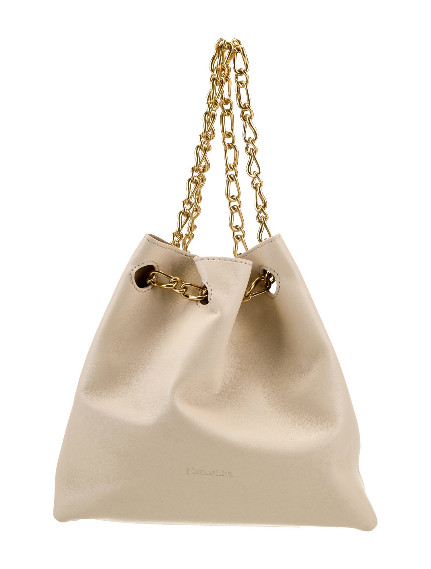 Nanushka Vegan Leather Top Handle Bag