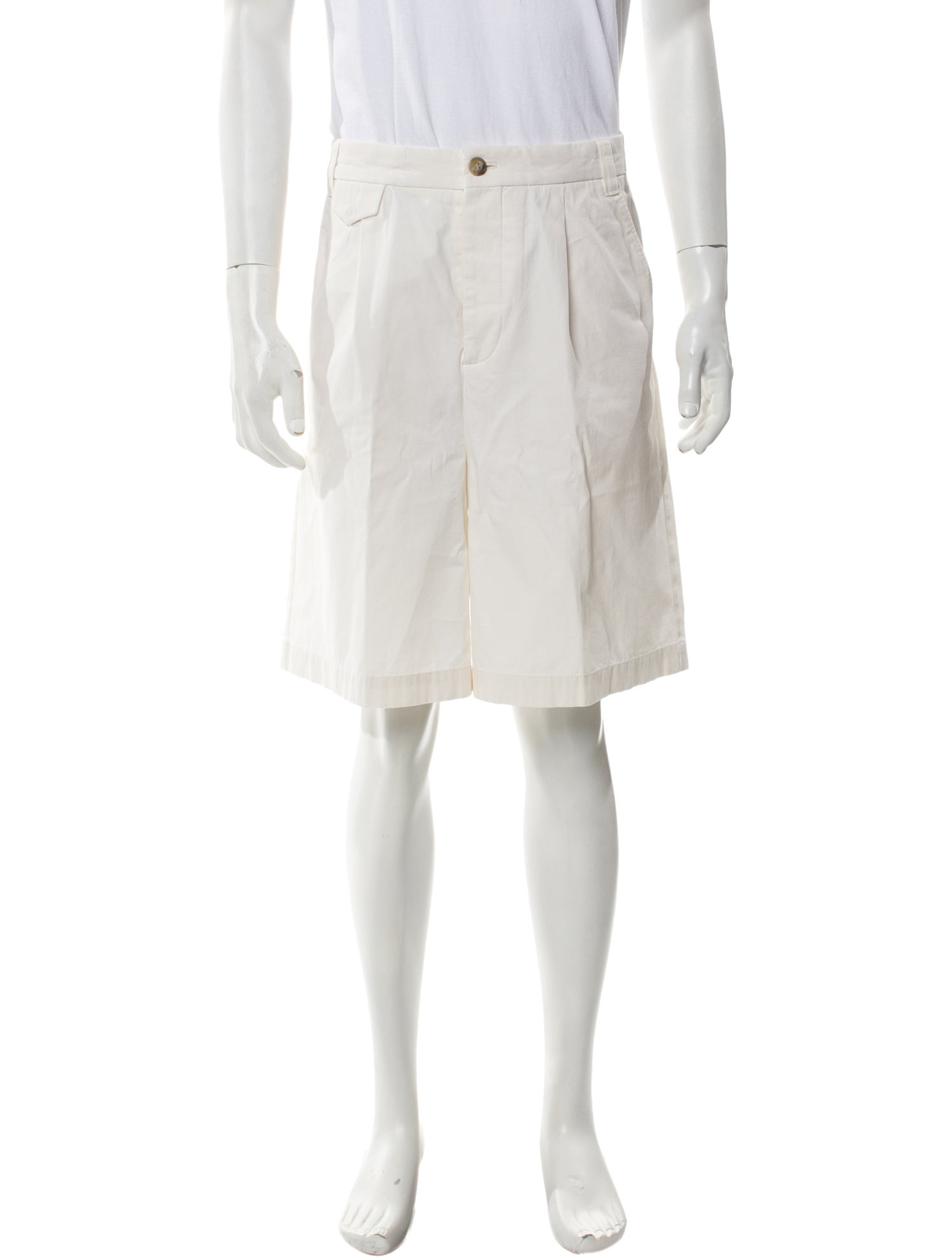 Nanushka Flat Front Shorts