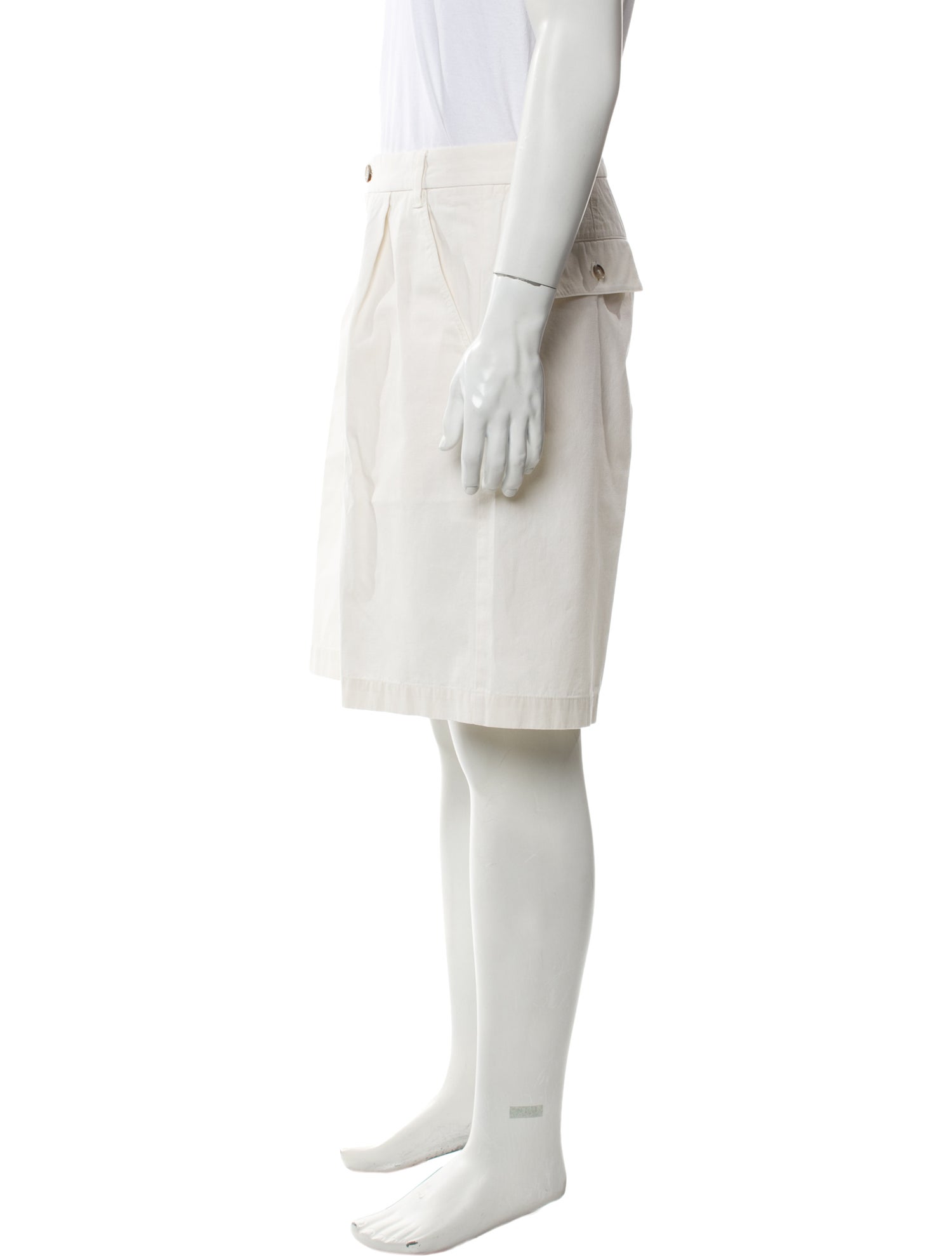 Nanushka Flat Front Shorts