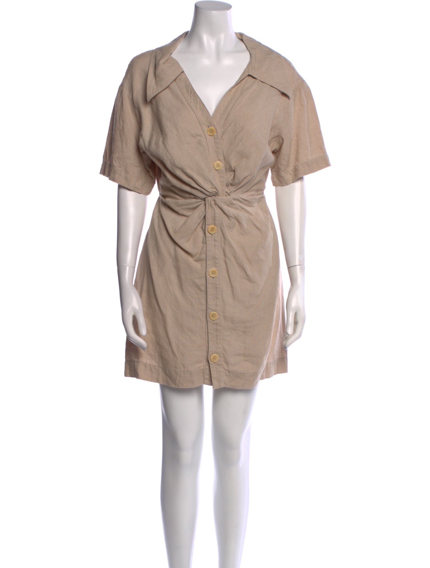 Nanushka Linen Mini Dress