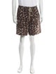 Nanushka Animal Print Jogger Shorts