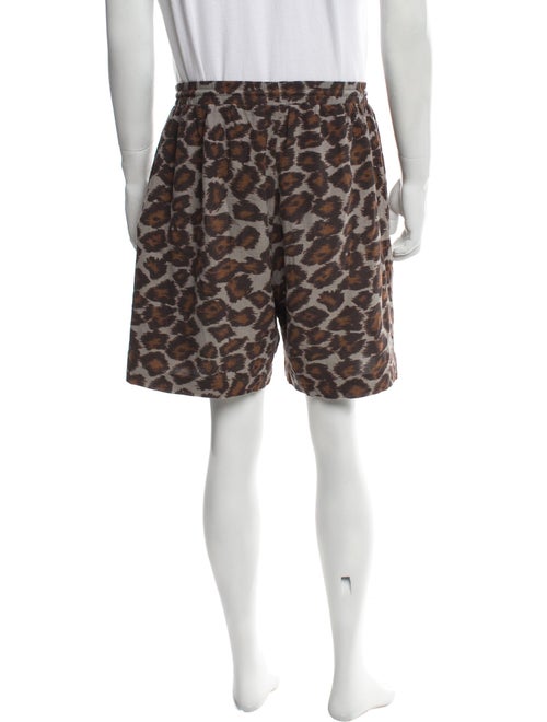 Nanushka Animal Print Jogger Shorts