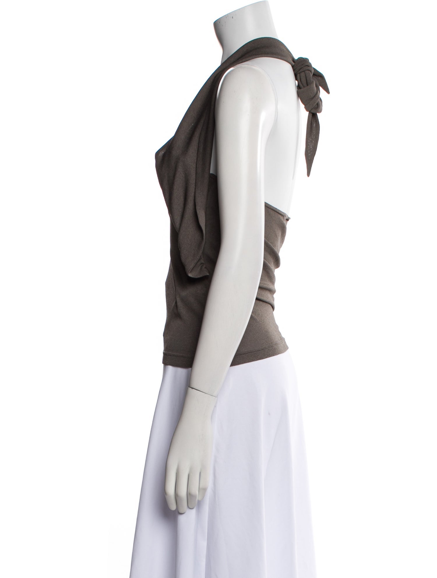 Nanushka Square Neckline Sleeveless Top