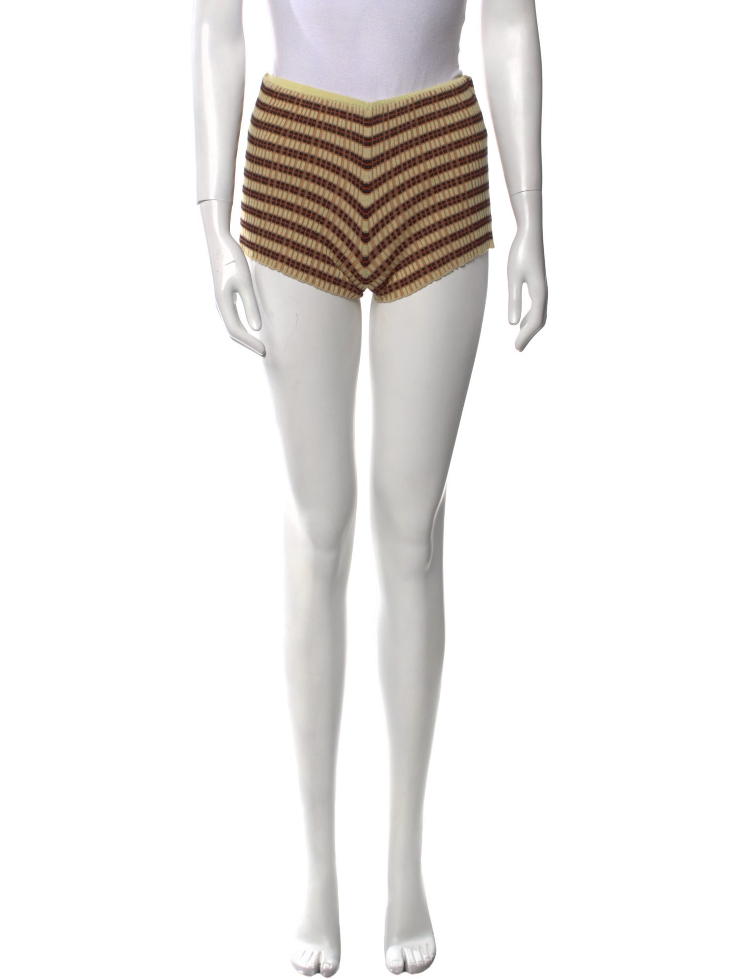 Nanushka Striped Mini Shorts w/ Tags