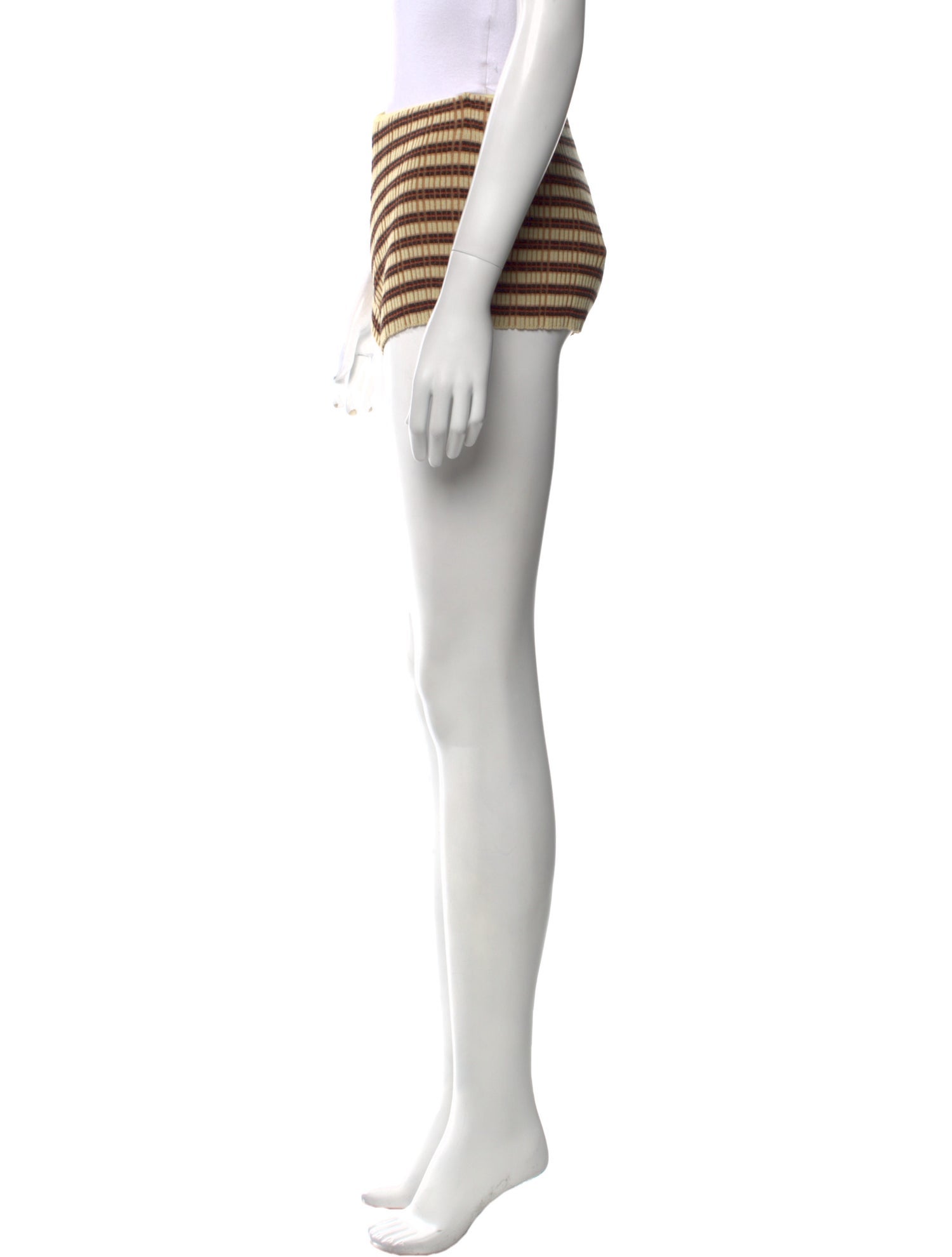 Nanushka Striped Mini Shorts w/ Tags