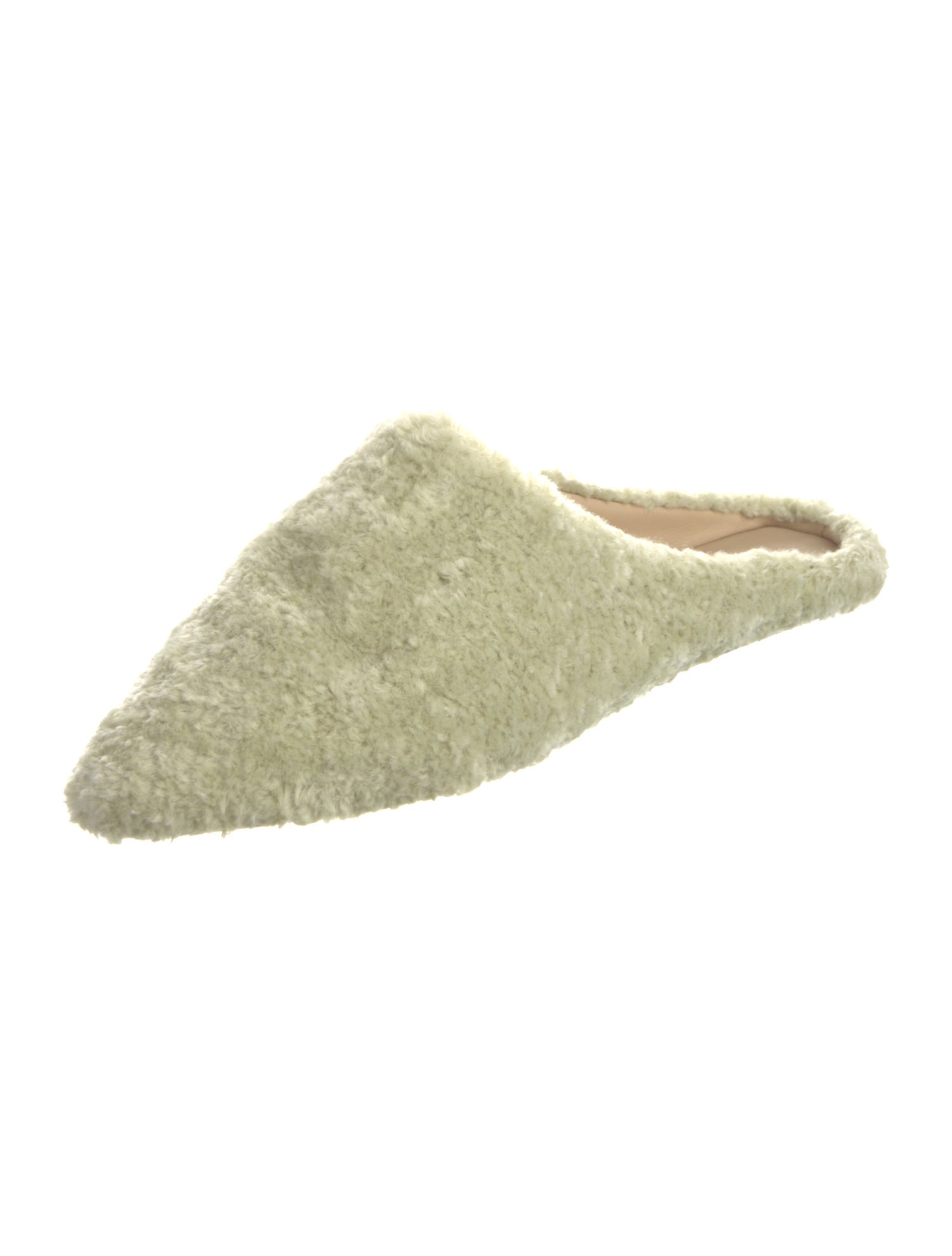 Nanushka Lamb Fur Mules