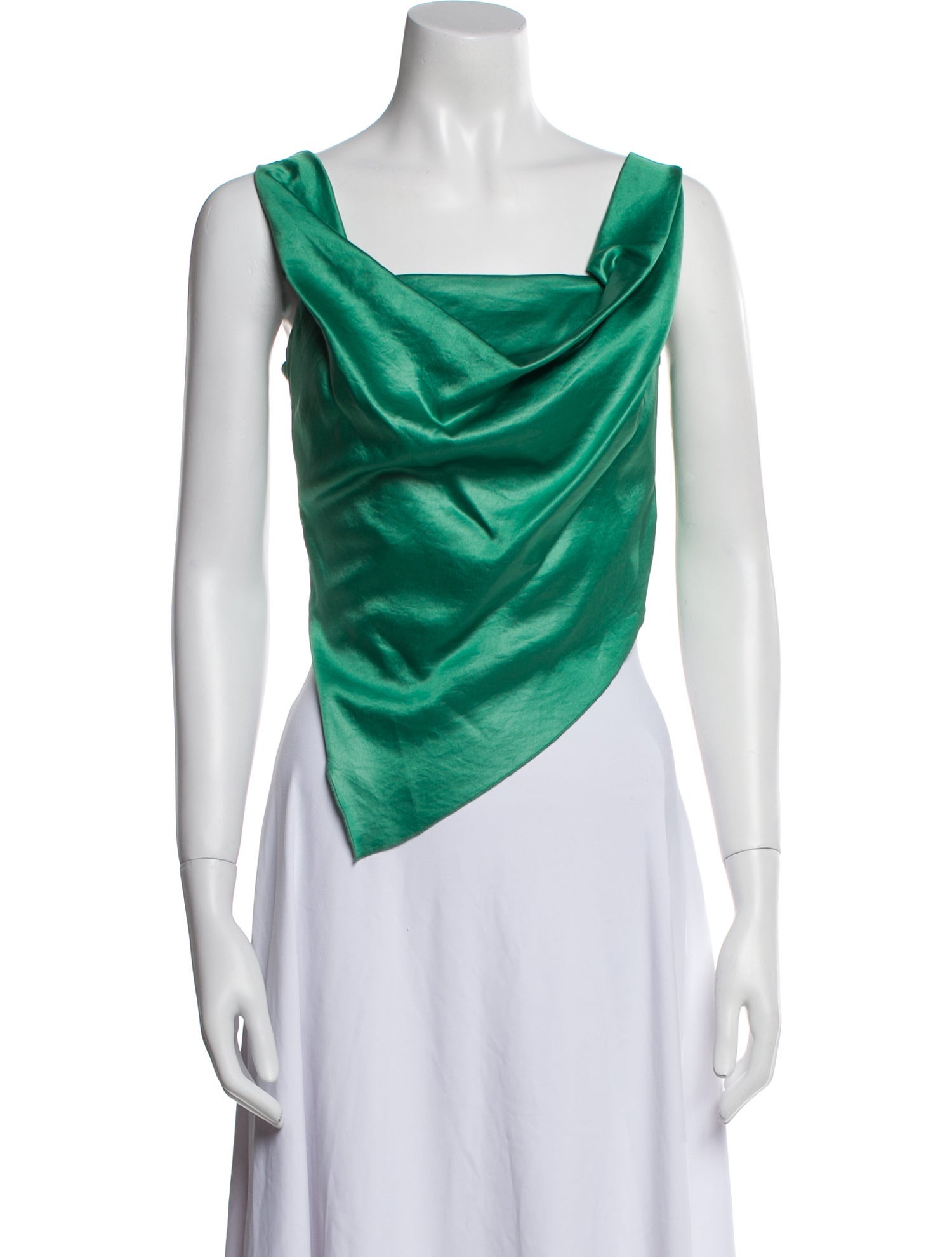 Nanushka Cowl Neck Sleeveless Top