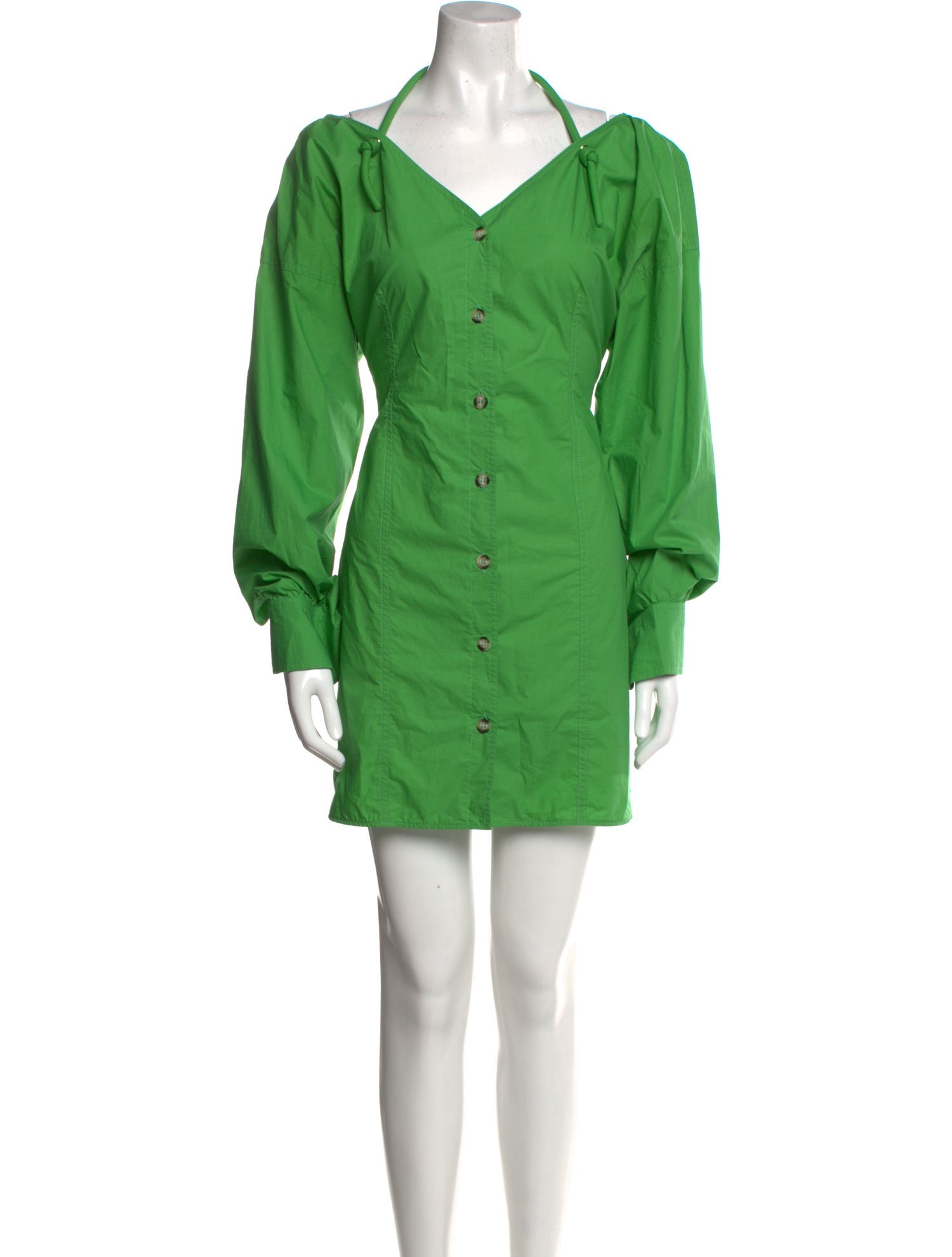 Nanushka V-Neck Mini Dress