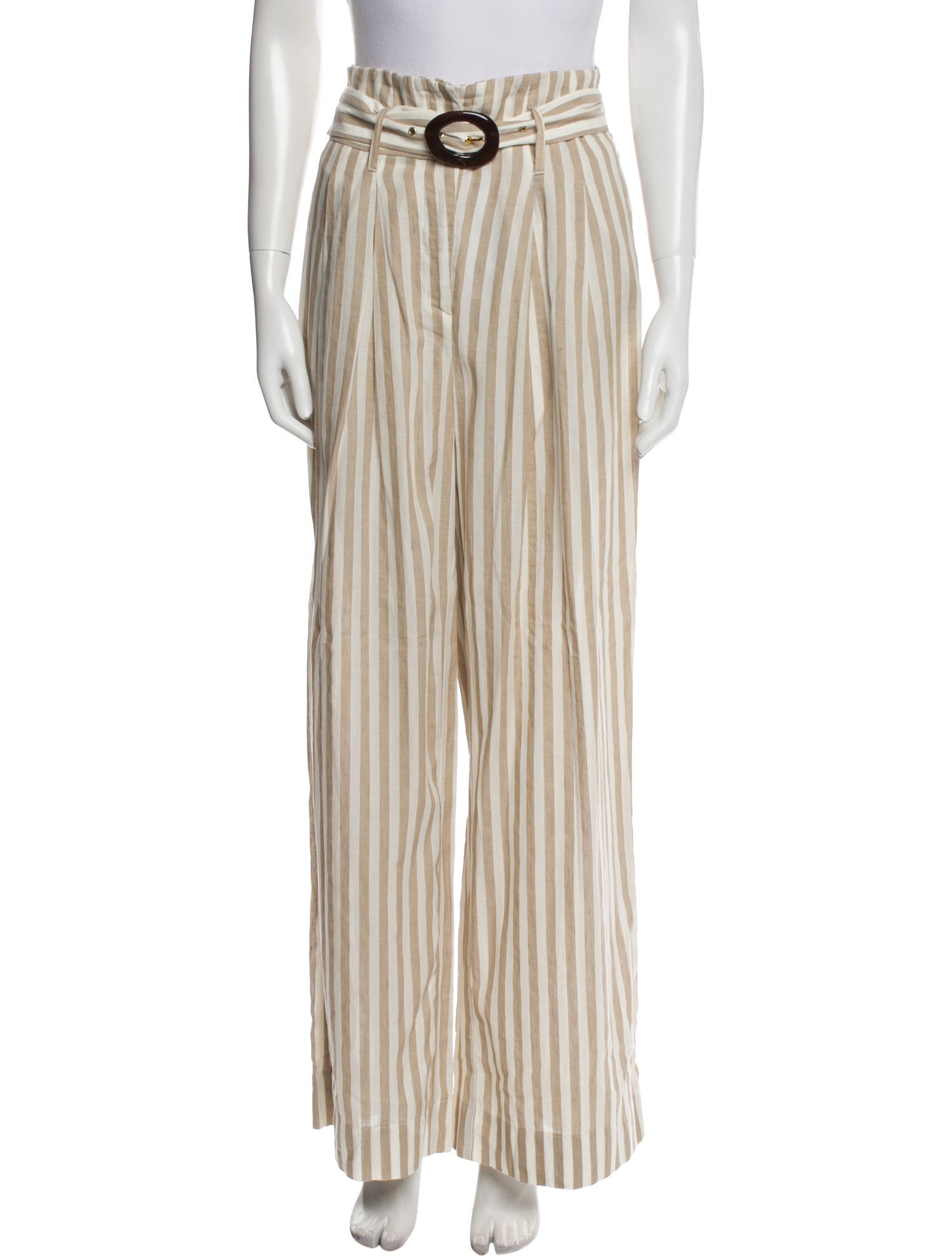 Nanushka Striped Wide Leg Pants