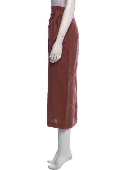 Nanushka Linen Midi Length Skirt