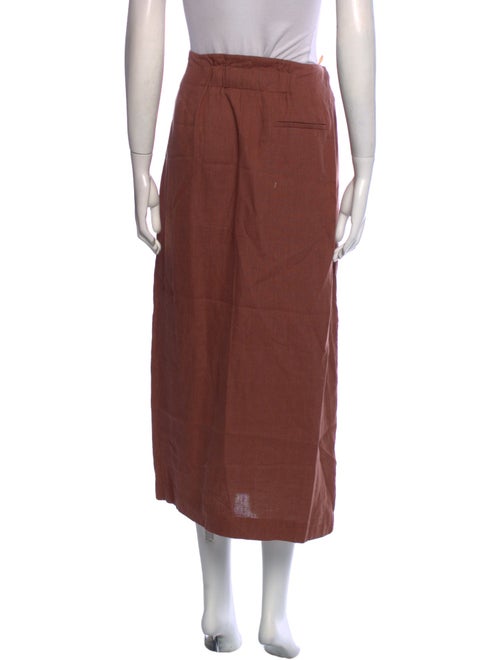 Nanushka Linen Midi Length Skirt