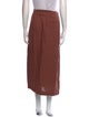 Nanushka Linen Midi Length Skirt