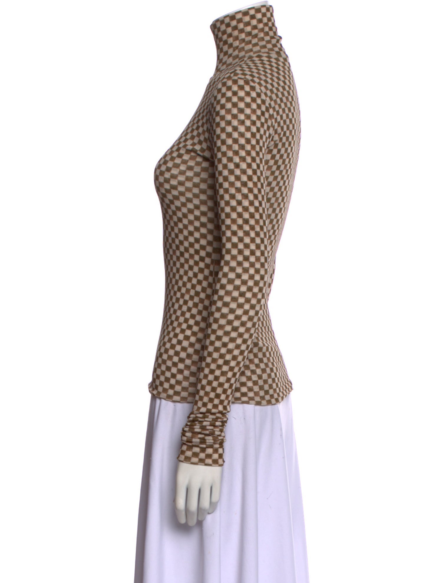 Nanushka Printed Turtleneck Top