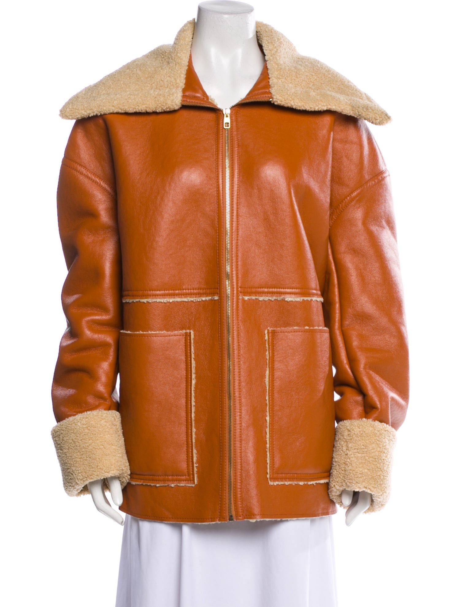 Nanushka Faux Fur Jacket