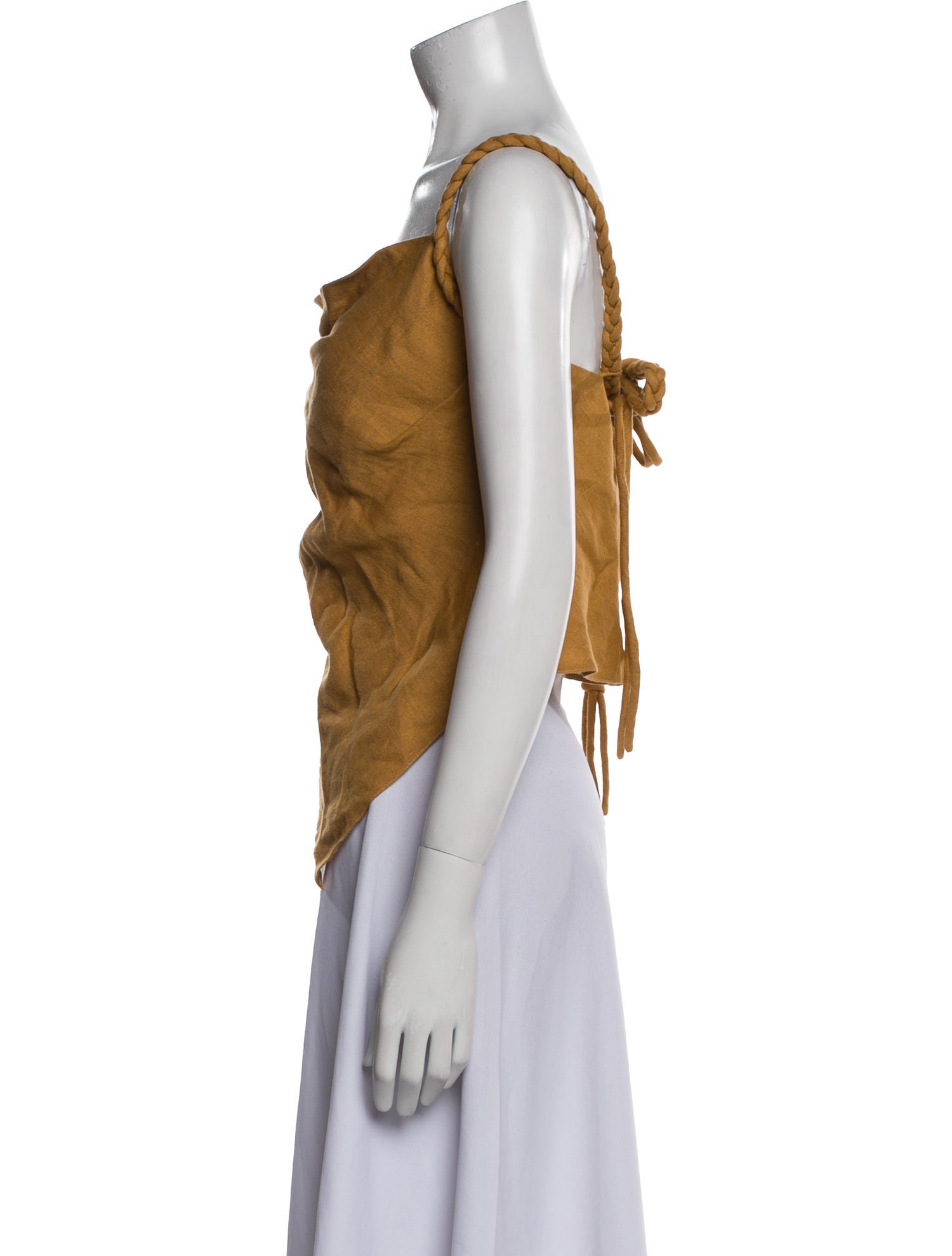 Nanushka Linen Square Neckline Top w/ Tags