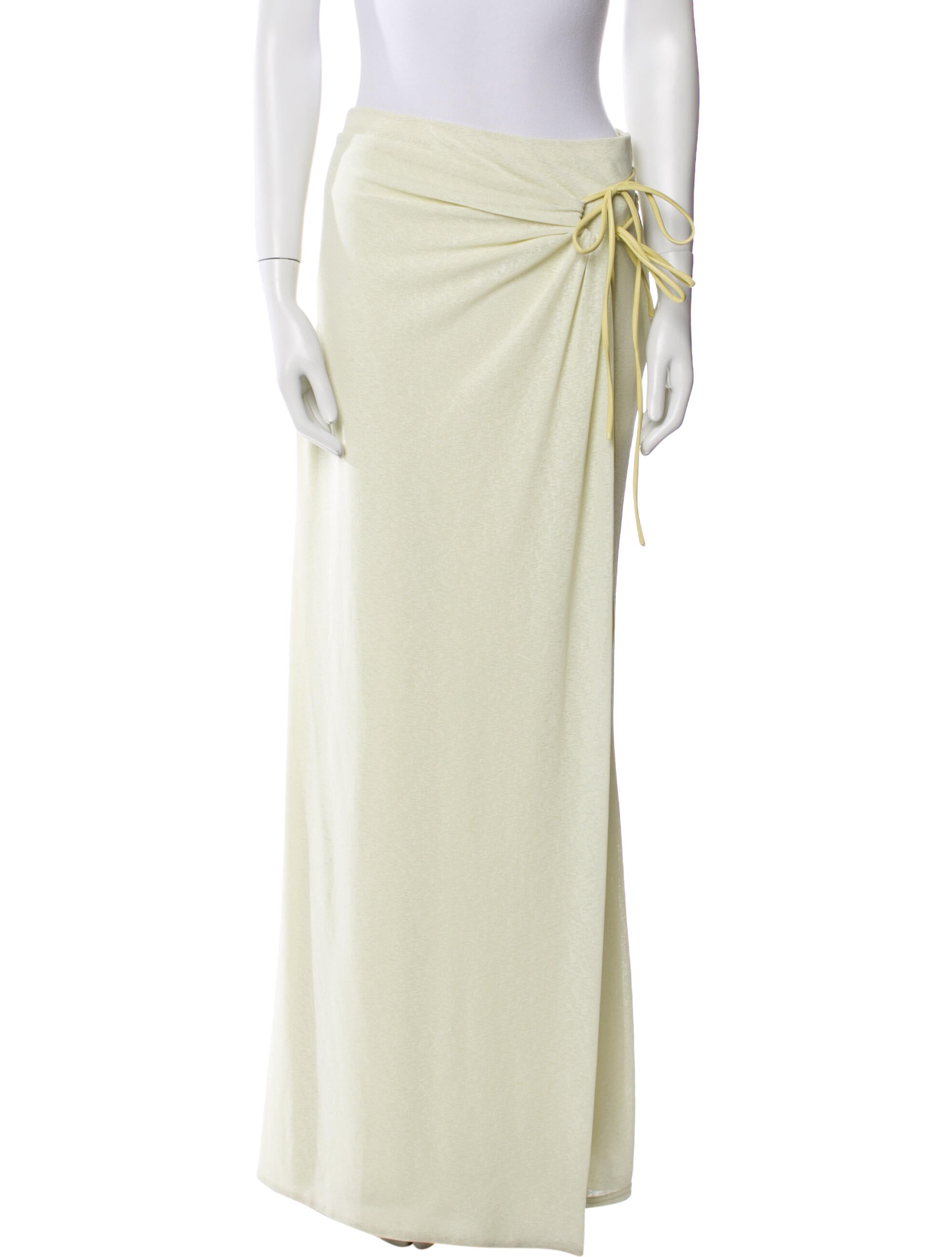 Nanushka Pleated Accents Long Skirt