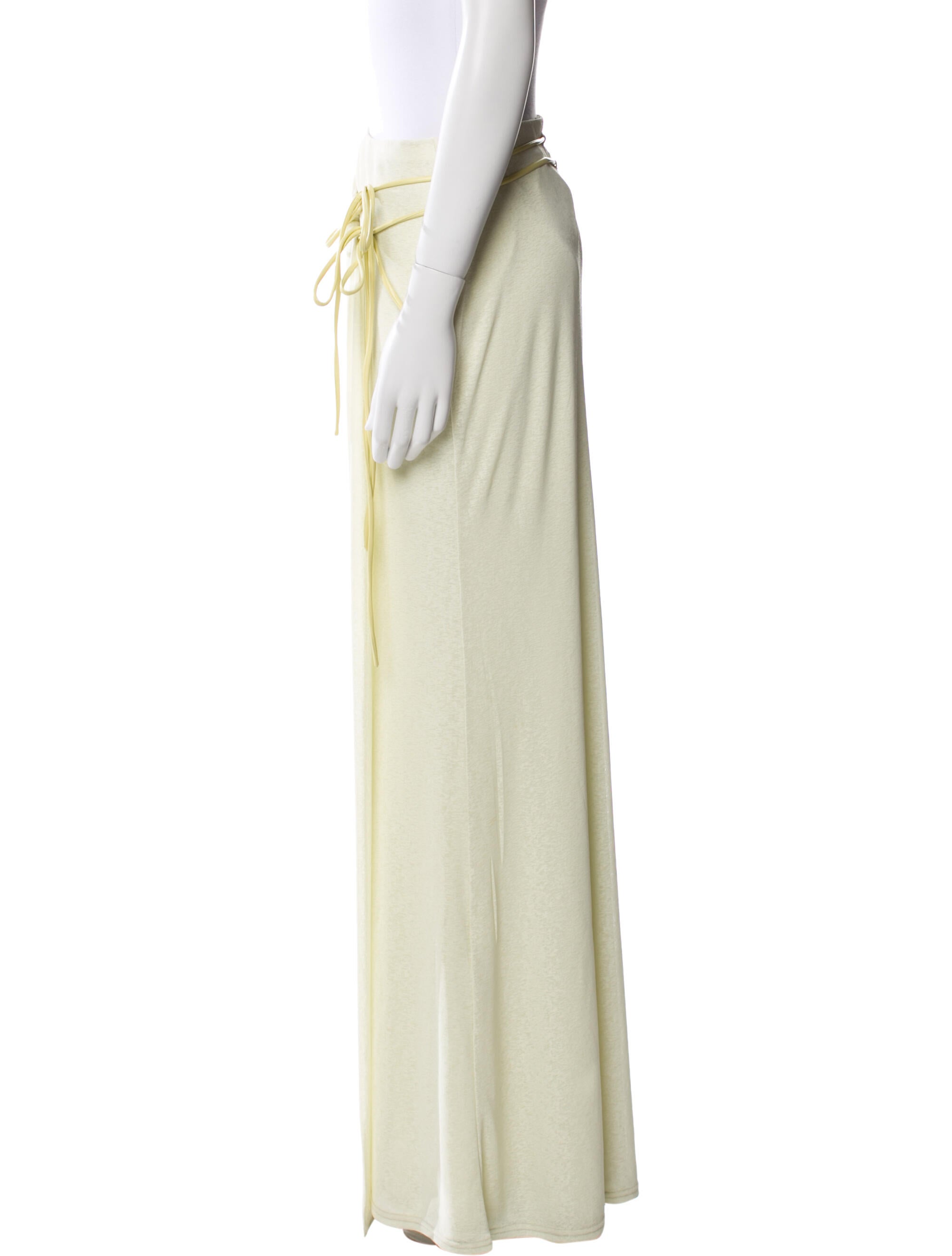 Nanushka Pleated Accents Long Skirt