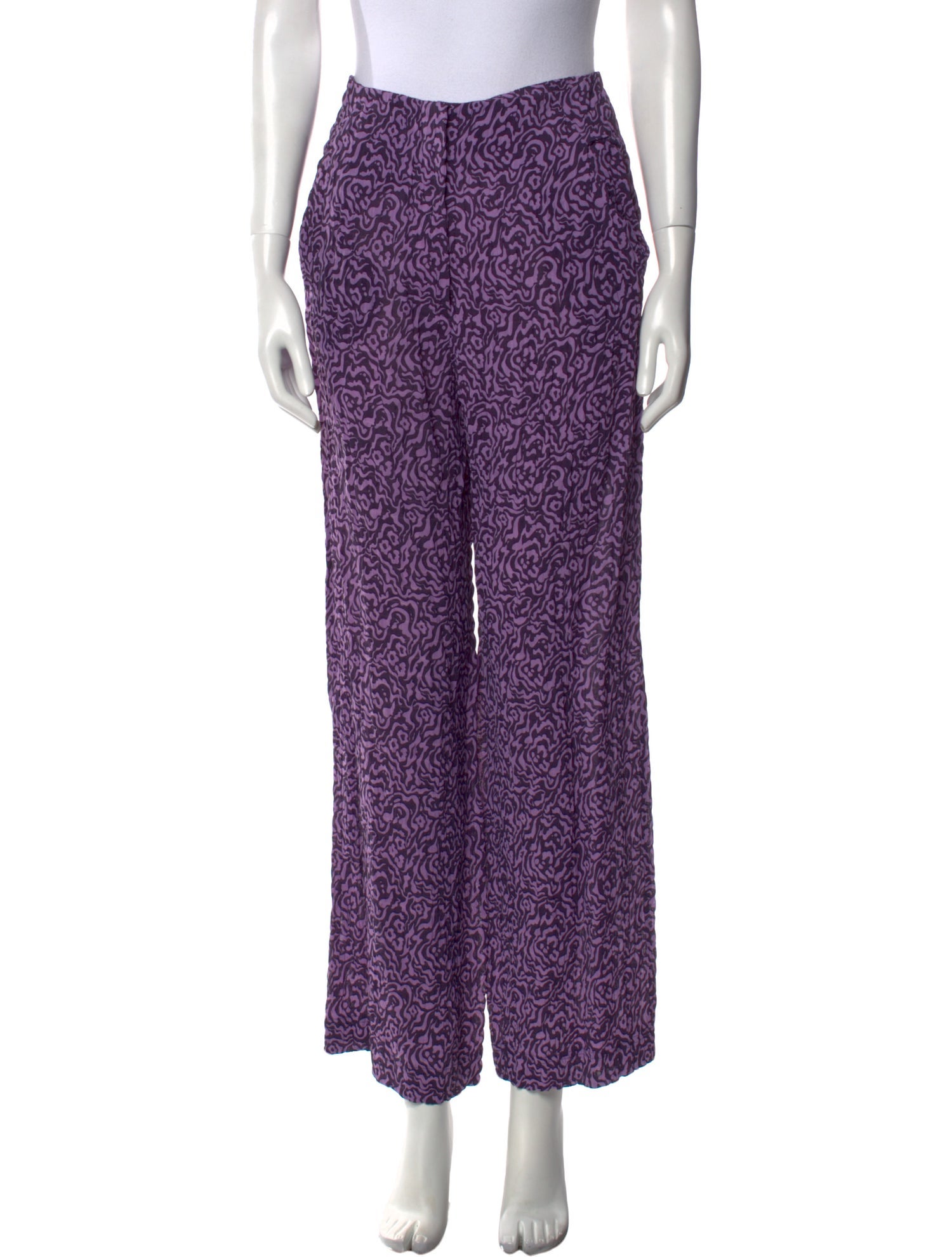Nanushka Printed Wide Leg Pants