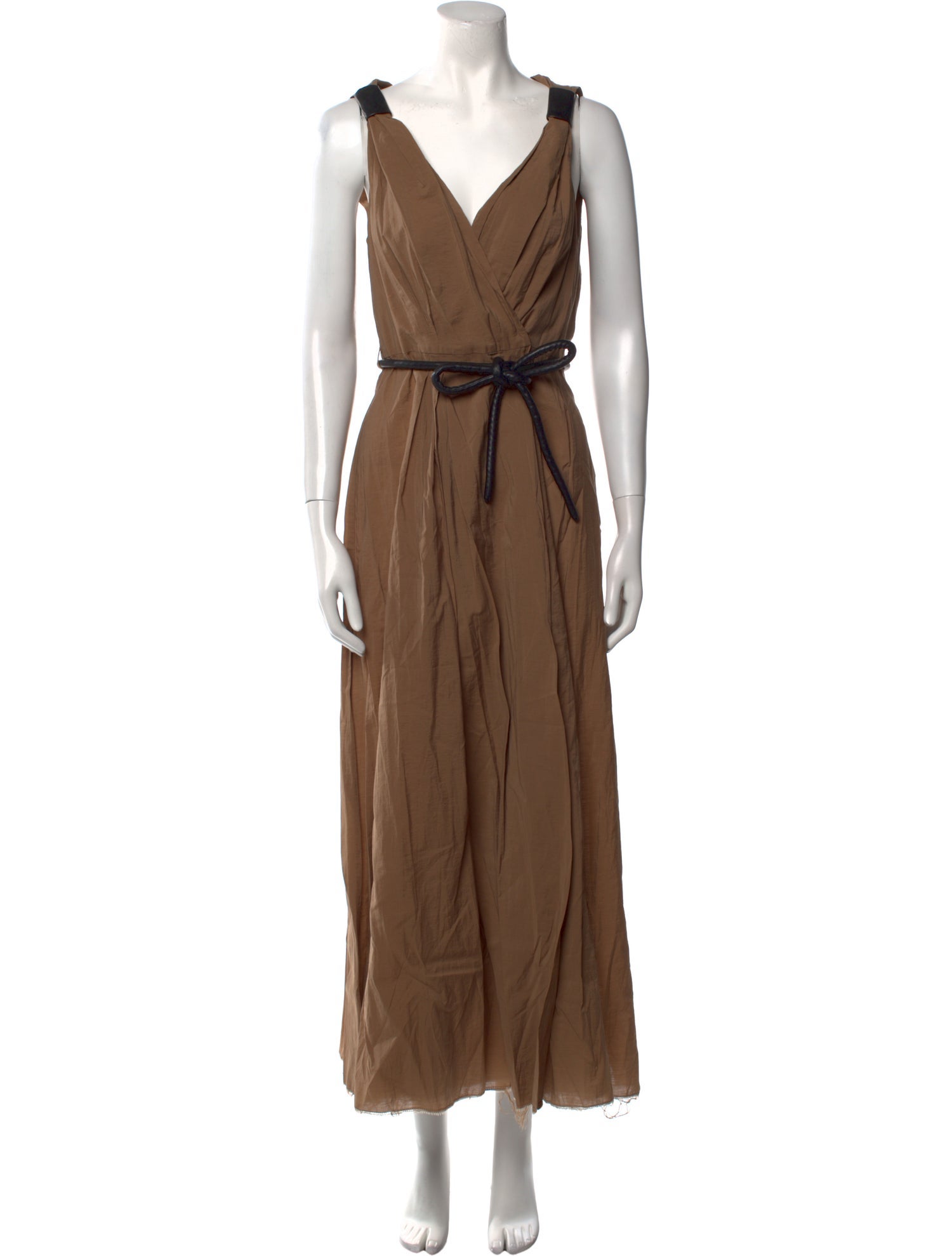 Nanushka V-Neck Long Dress