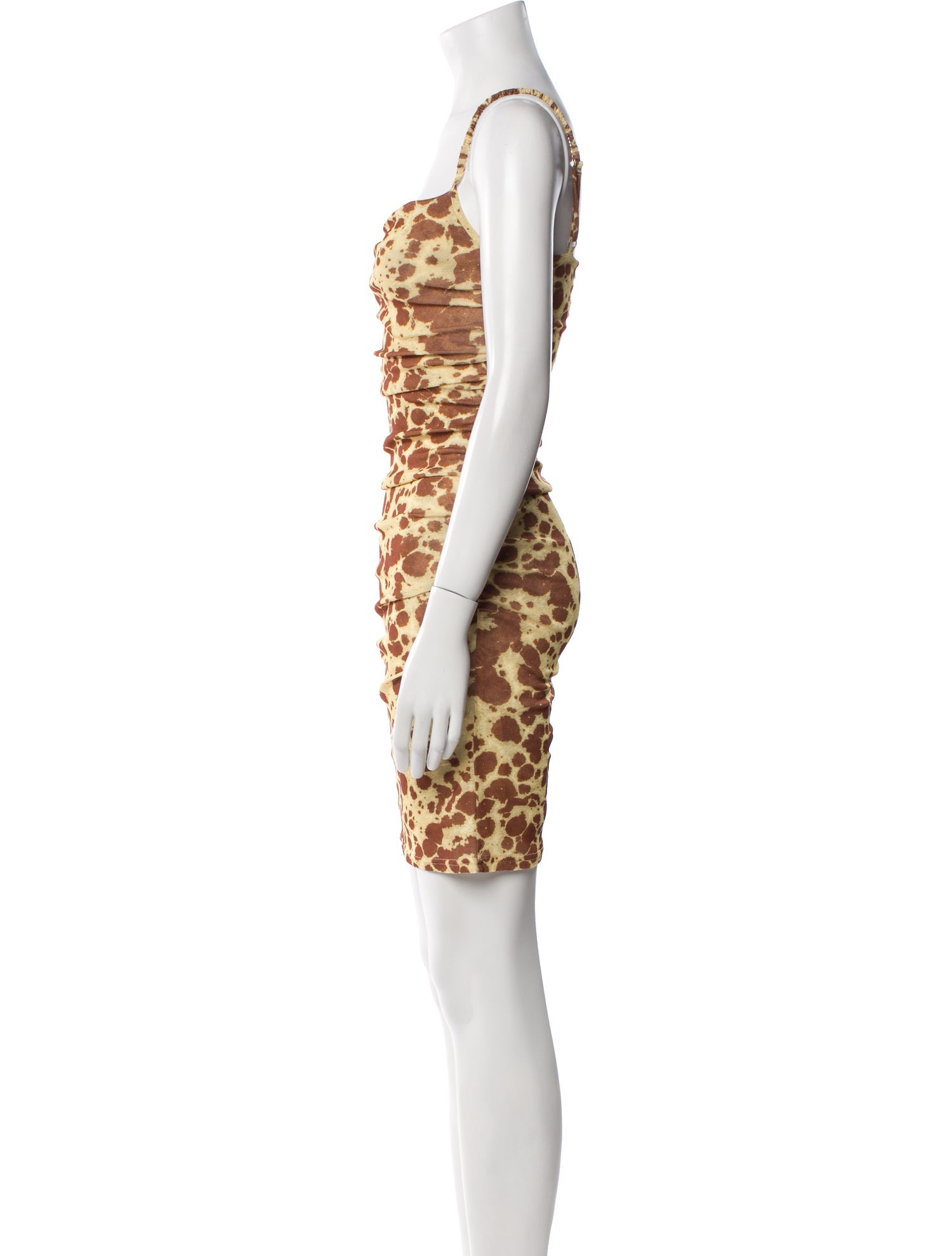 Nanushka Animal Print Mini Dress