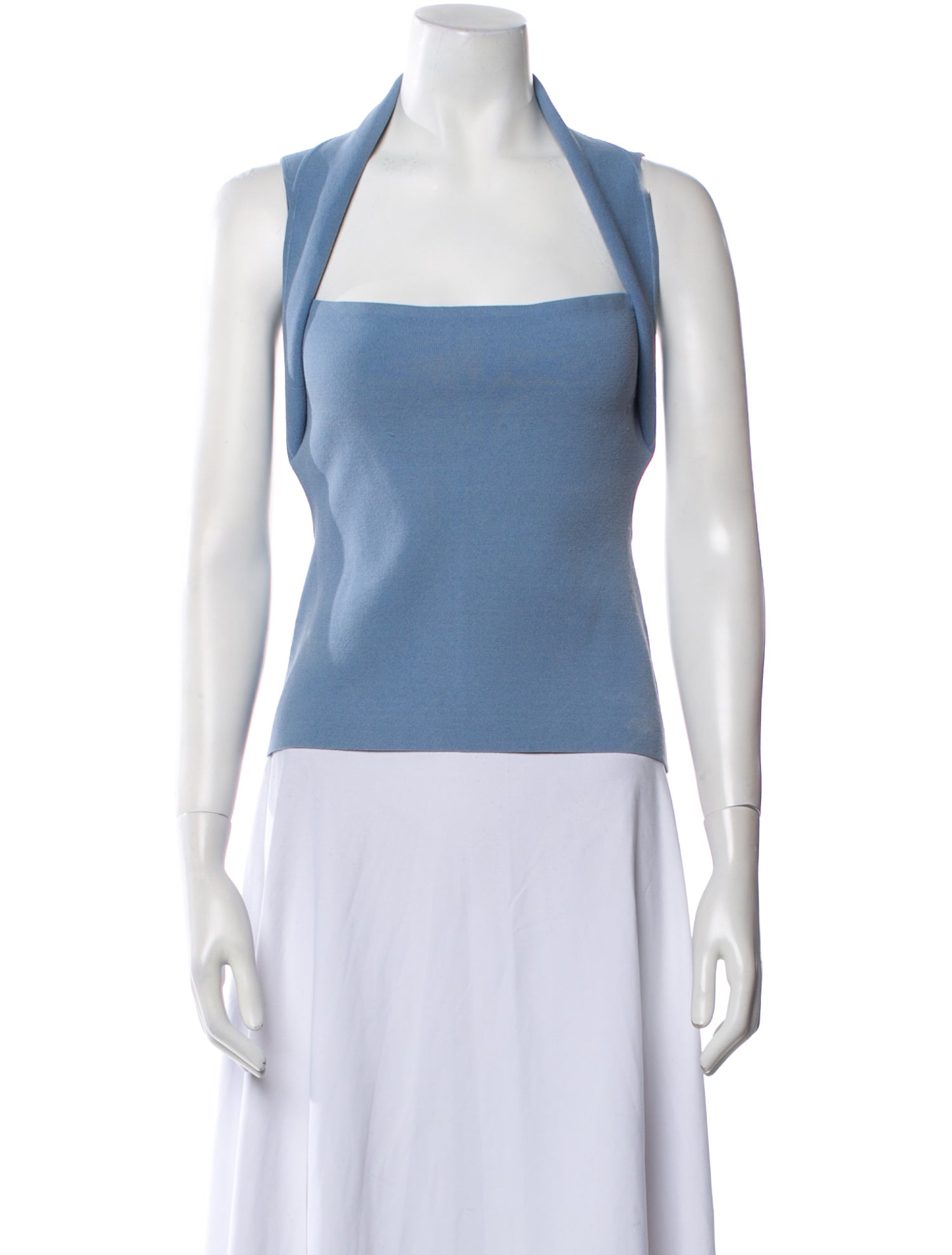 Nanushka Square Neckline Sleeveless Top