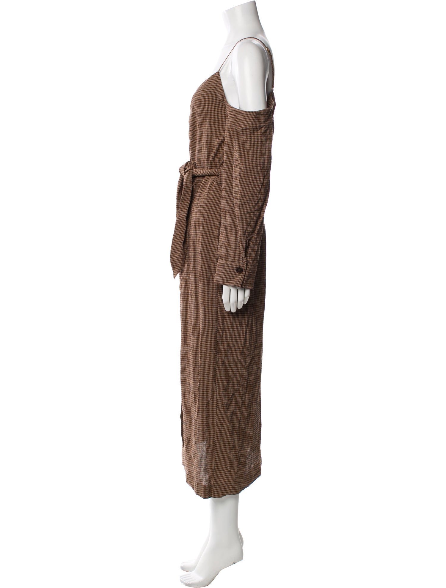 Nanushka V-Neck Long Dress