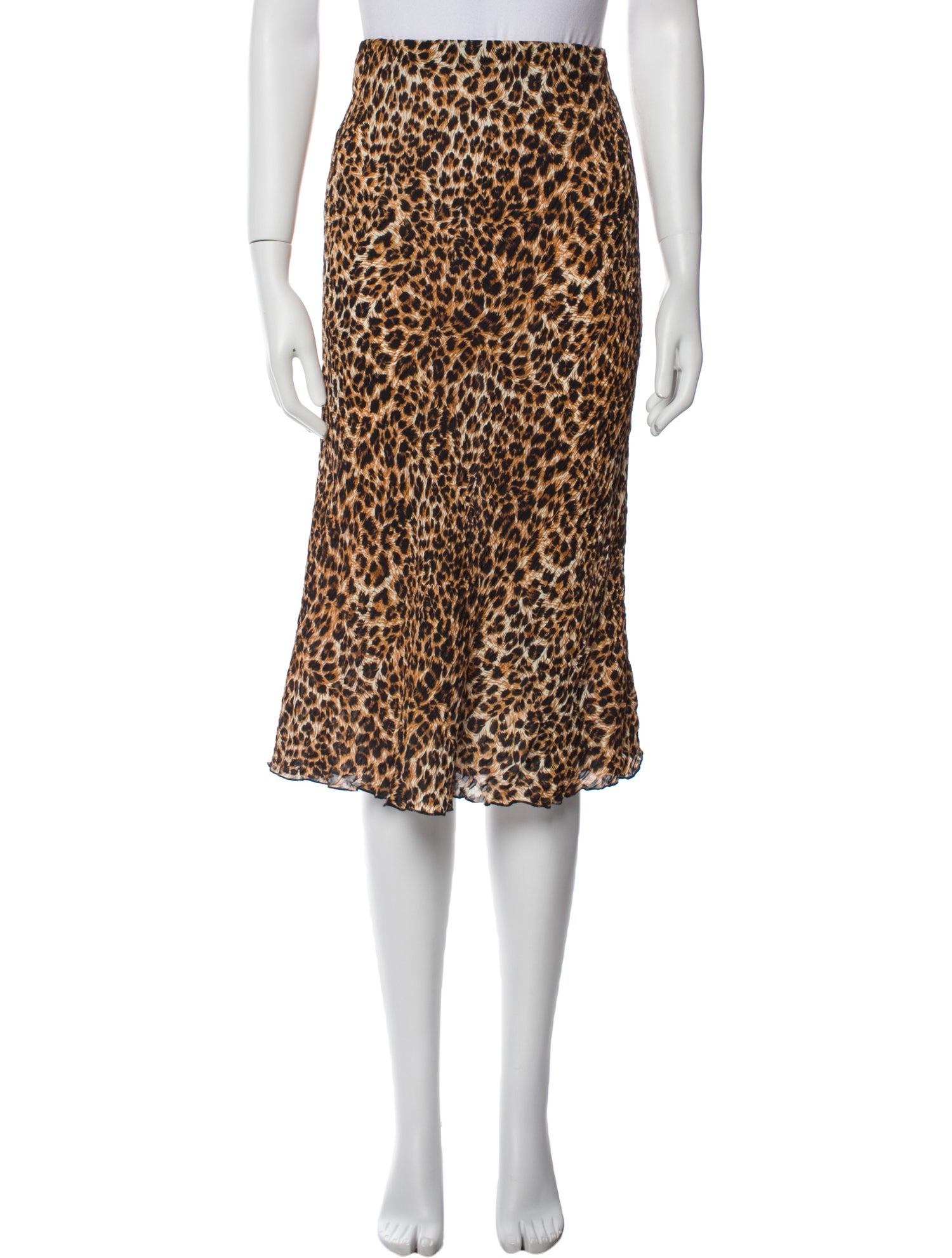 Nanushka Animal Print Knee-Length Skirt w/ Tags