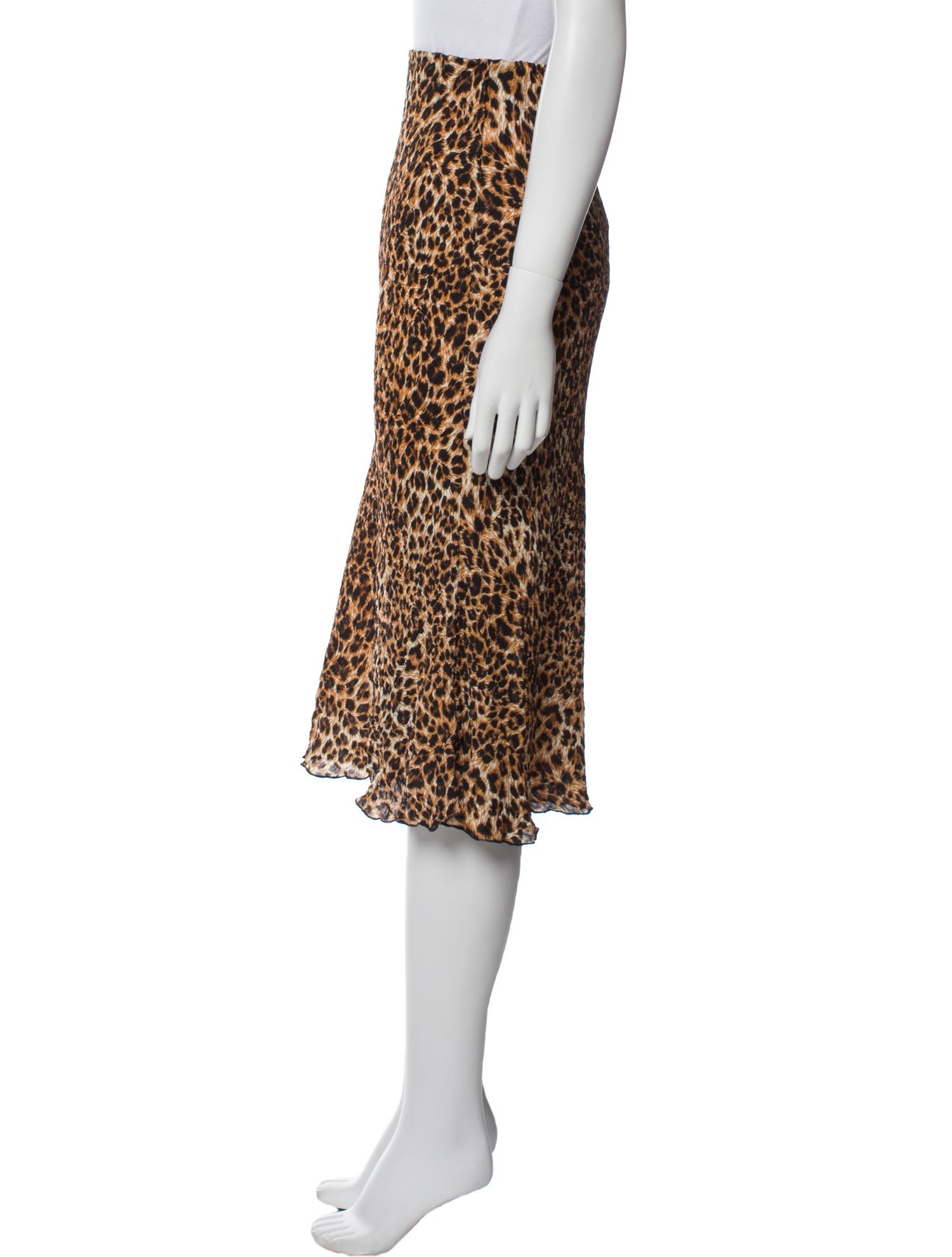 Nanushka Animal Print Knee-Length Skirt w/ Tags