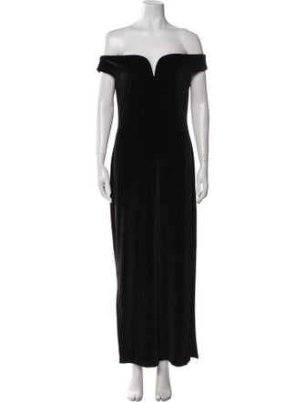 Nanushka Off-The-Shoulder Long Dress