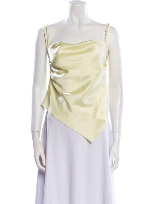 Nanushka Square Neckline Sleeveless Top