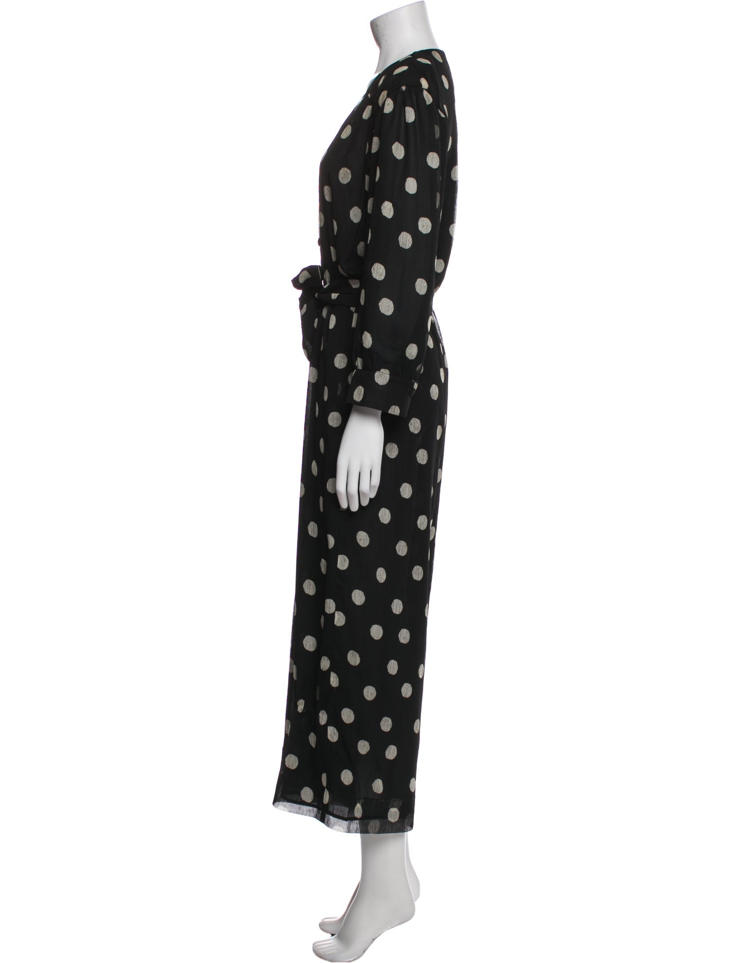 Nanushka Printed V-Neck Jumpsuit