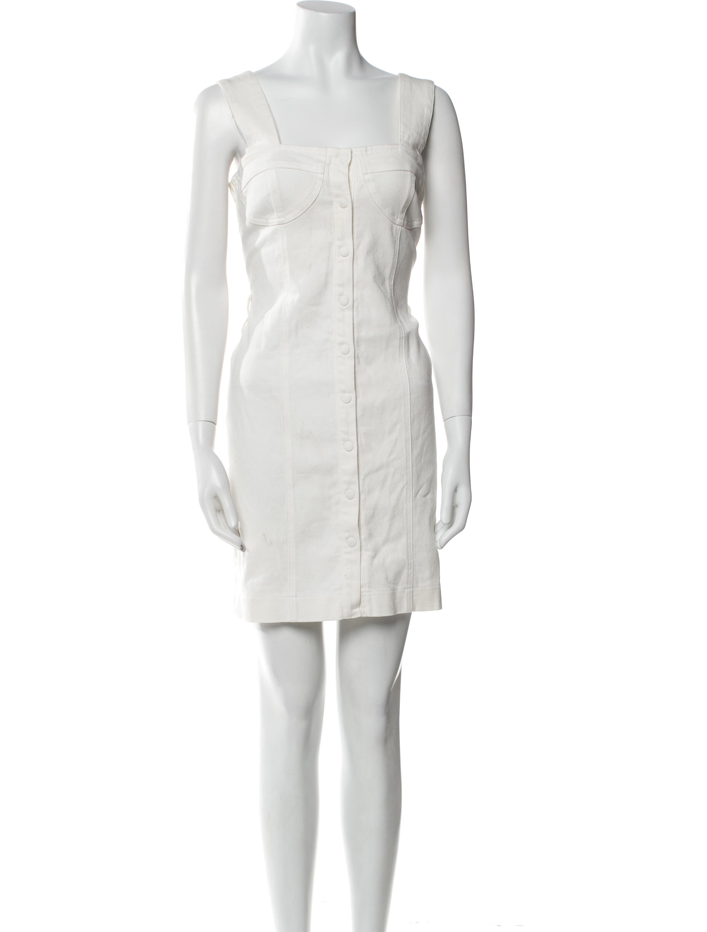 Nanushka Square Neckline Mini Dress